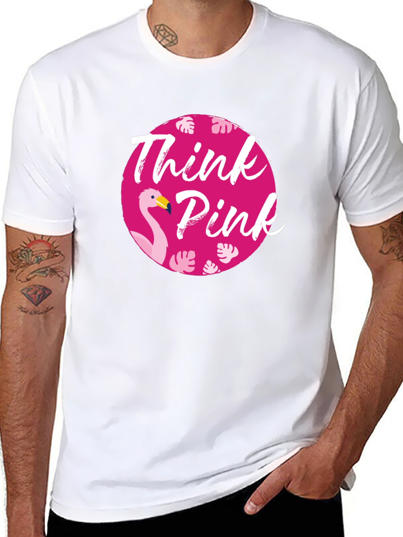 Think Pink Flamingo T-Shirt