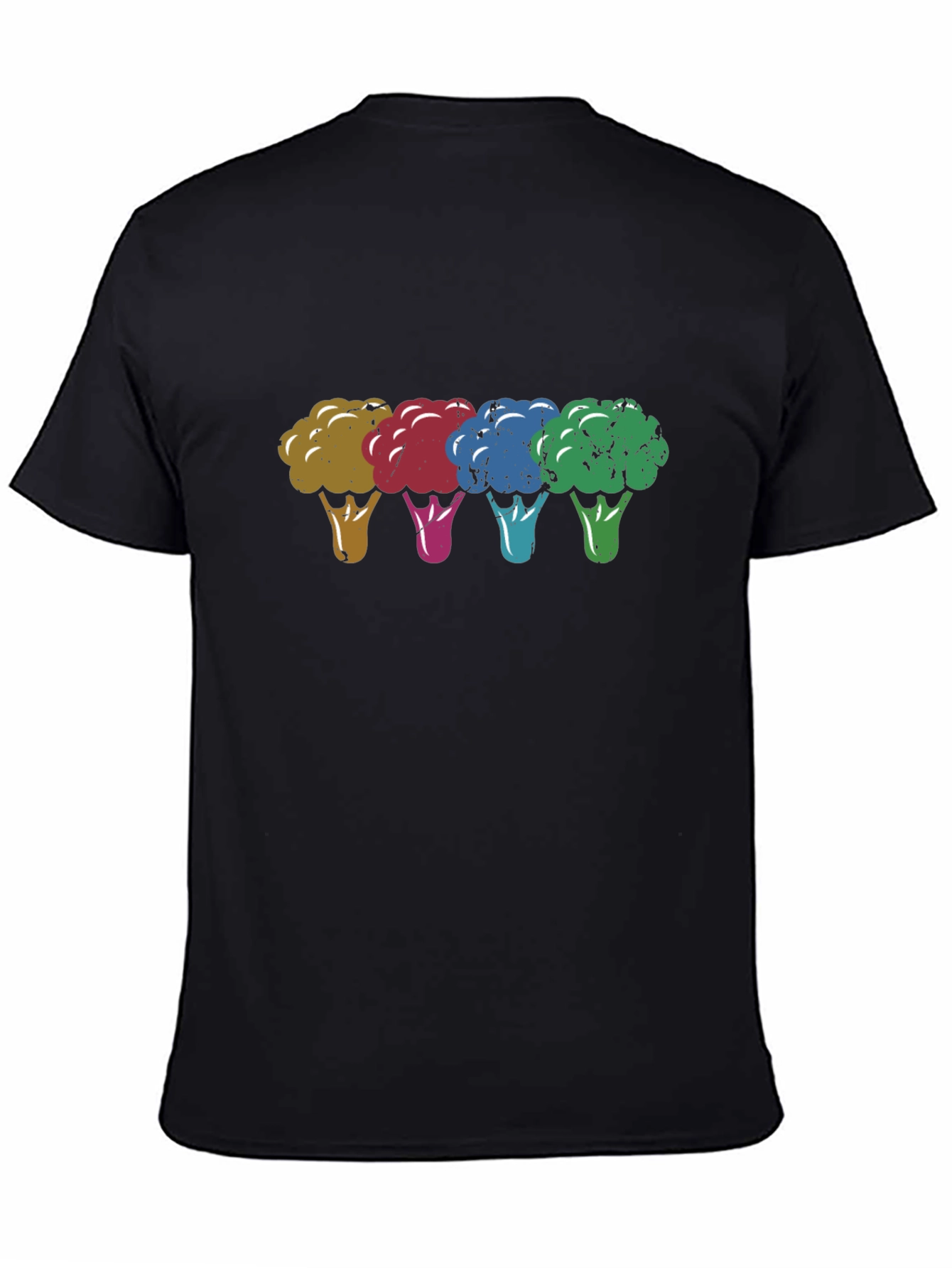 Colorful Broccoli Graphic Tee