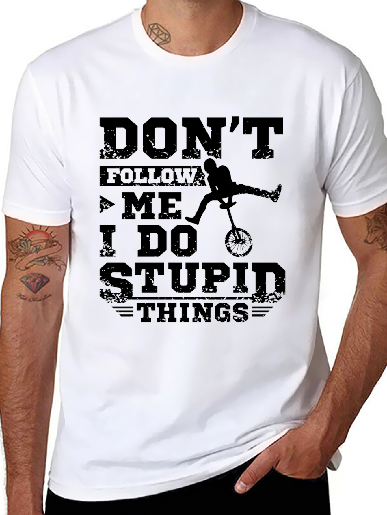 Dont Follow Me Funny Graphic T-Shirt