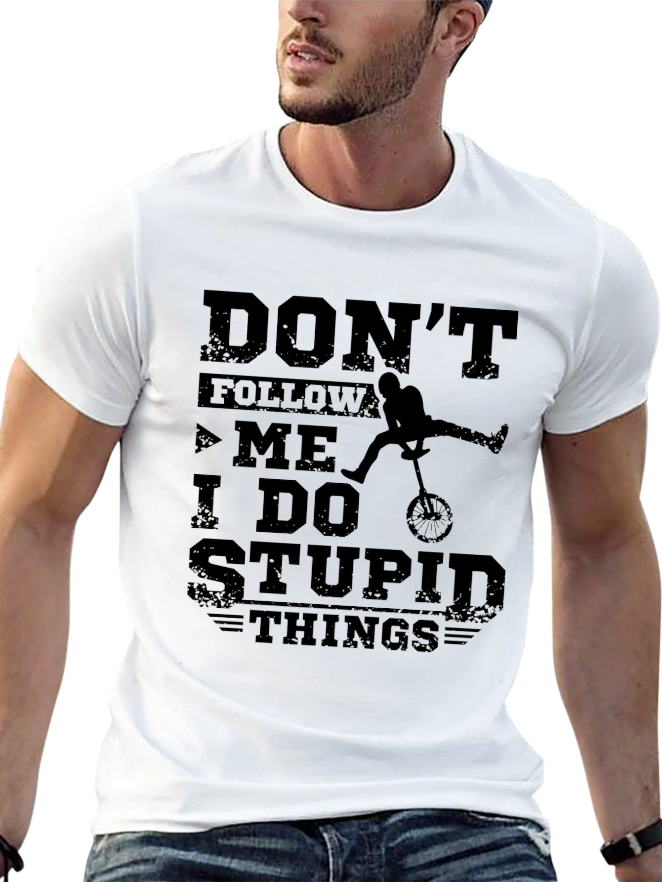 Dont Follow Me Funny Graphic T-Shirt