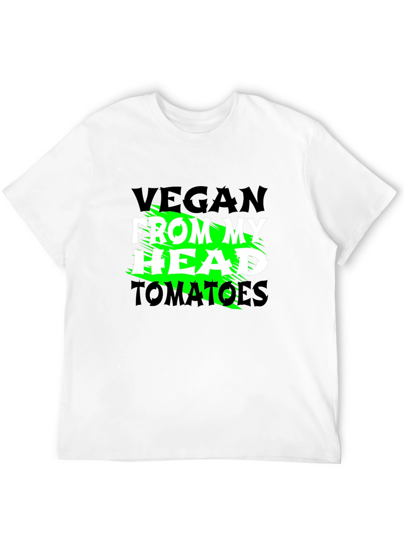 Vegan From My Head Tomatoes Graphic Tee