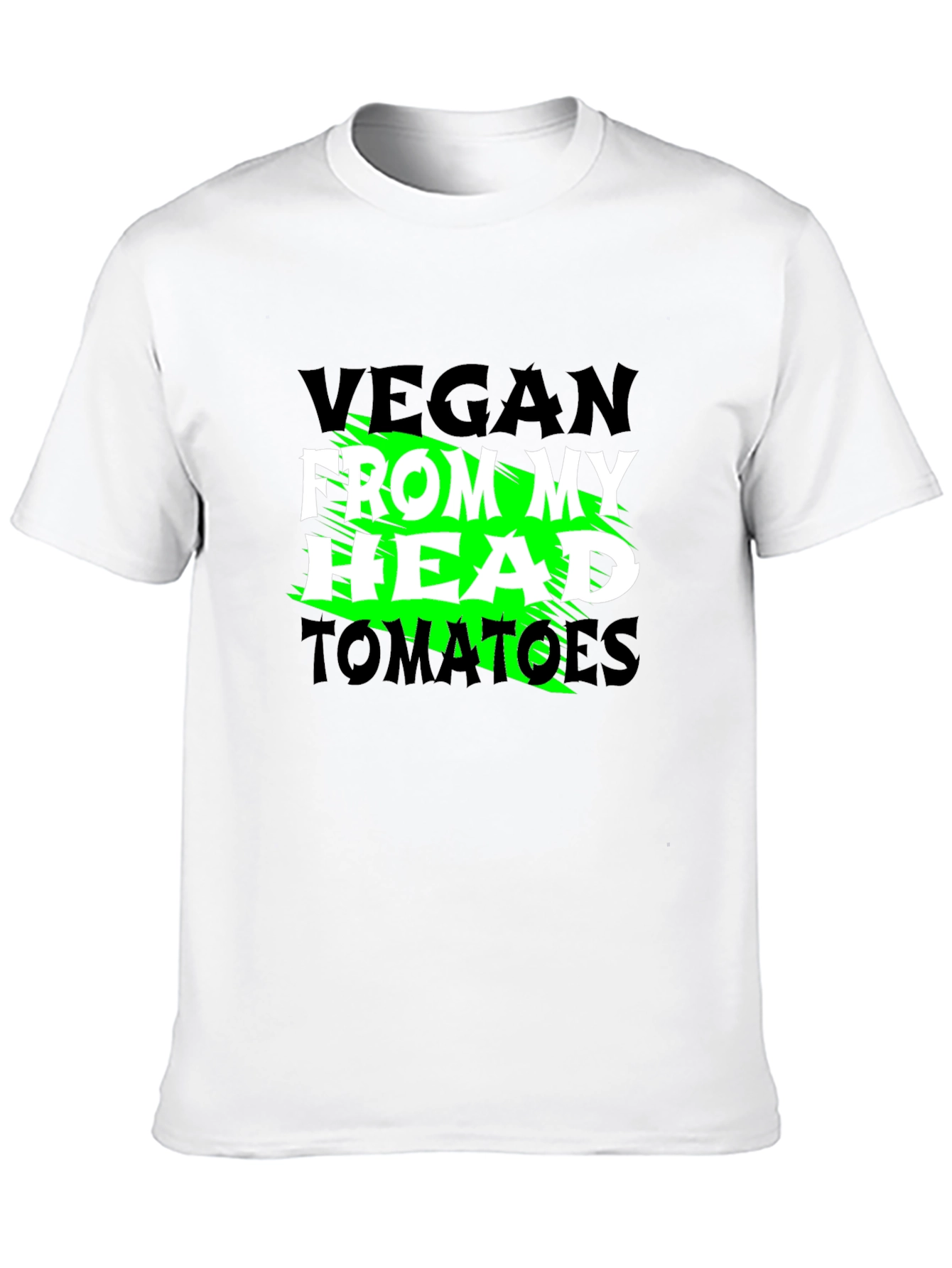 Vegan From My Head Tomatoes Graphic Tee