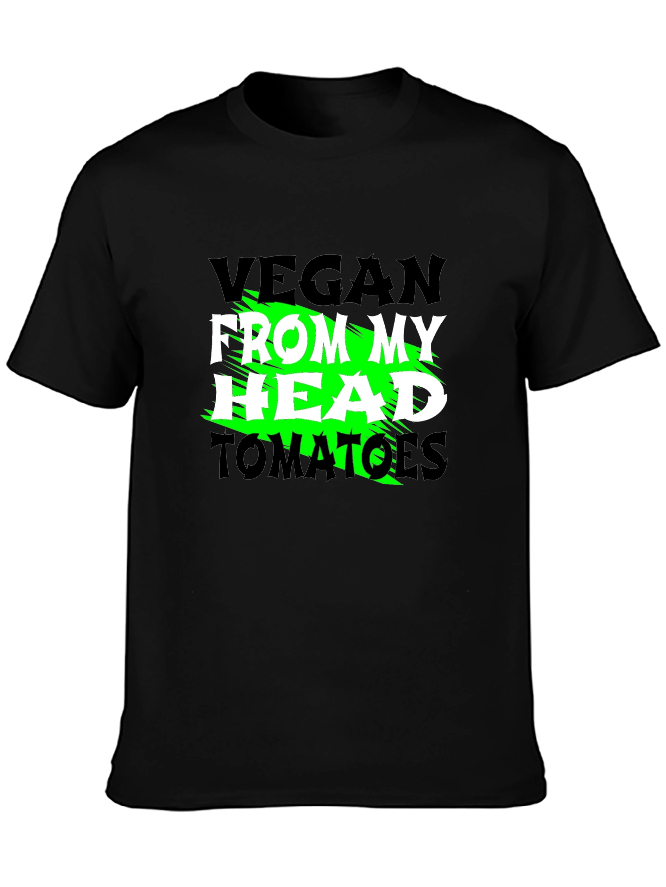 Vegan From My Head Tomatoes Graphic Tee