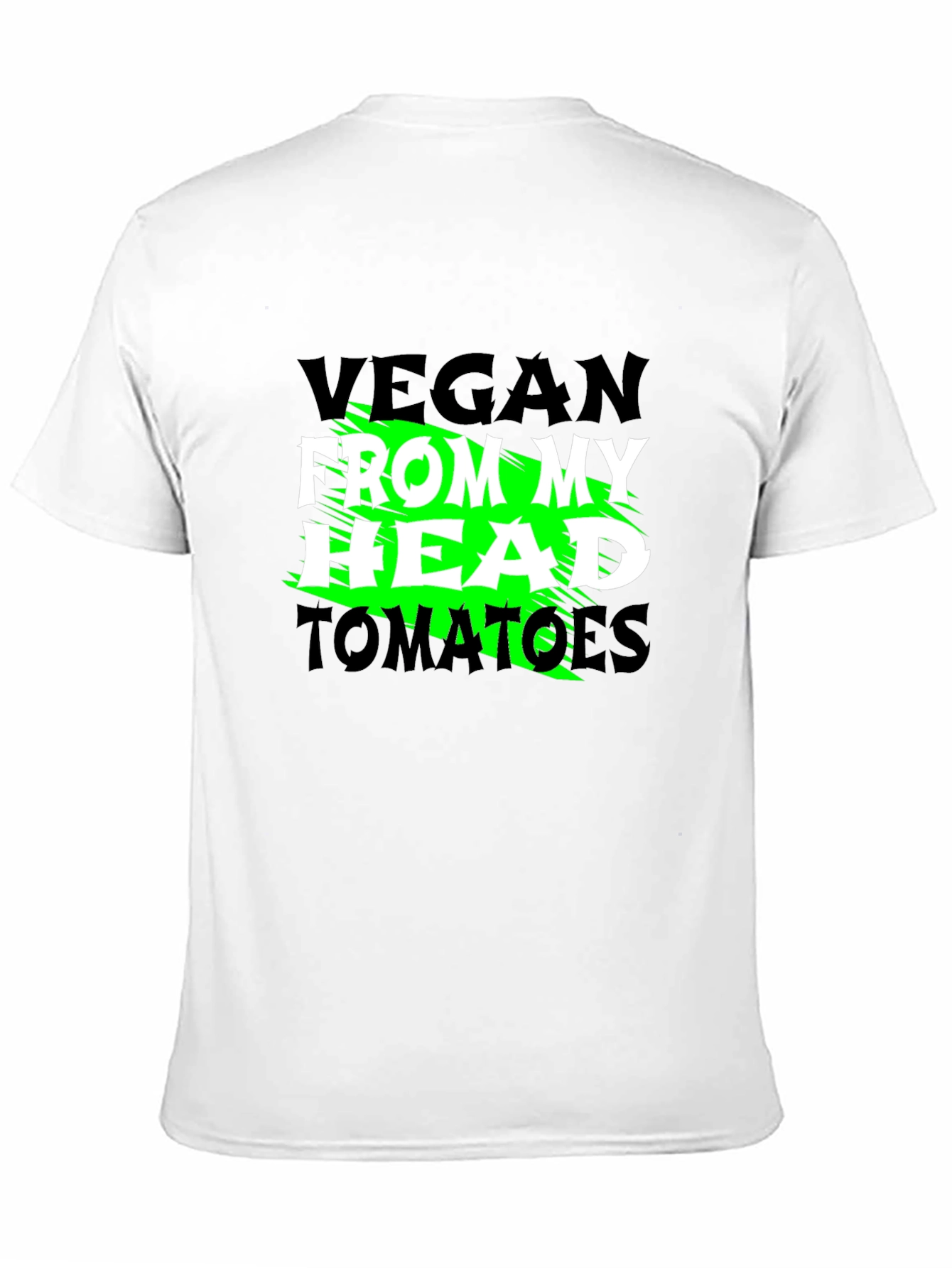 Vegan From My Head Tomatoes Graphic Tee
