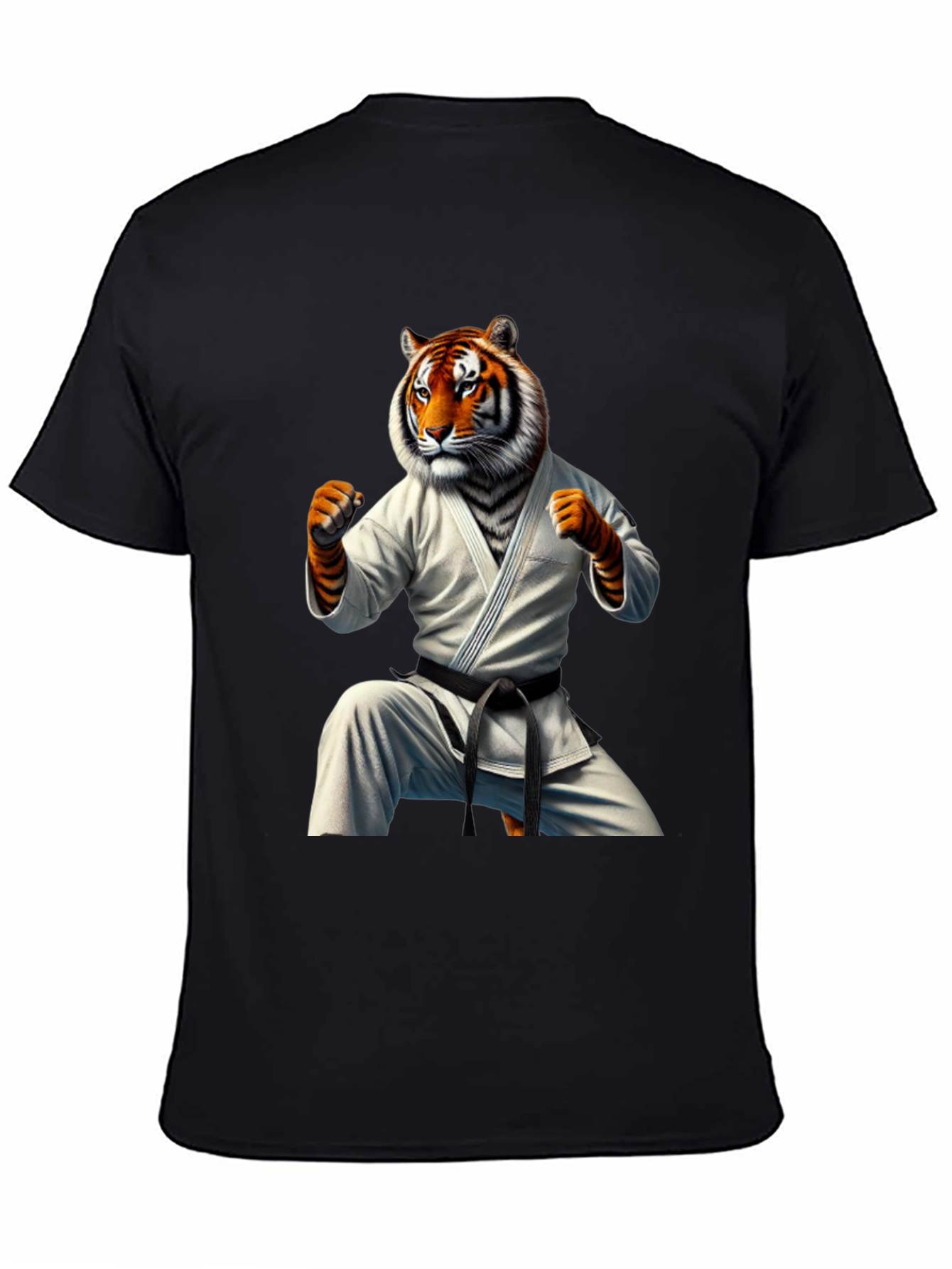 Tiger Karate Black T-Shirt