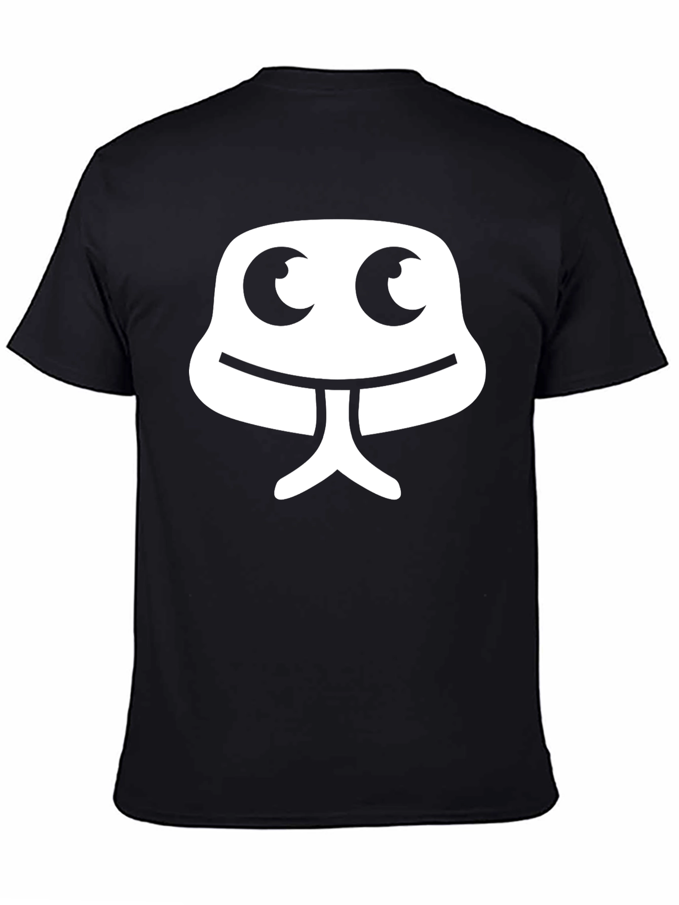 Cool Cartoon Graphic Tee - Black Cotton T-Shirt