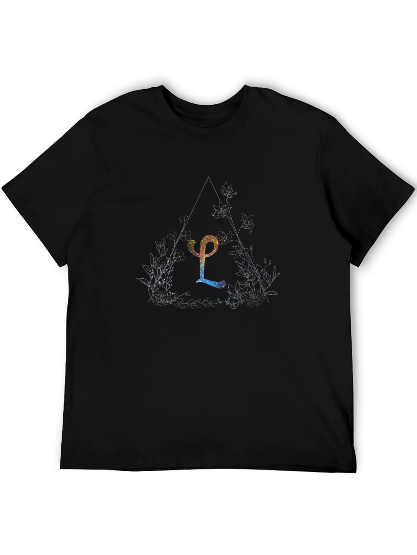 Unique Colorful Letter T-Shirt