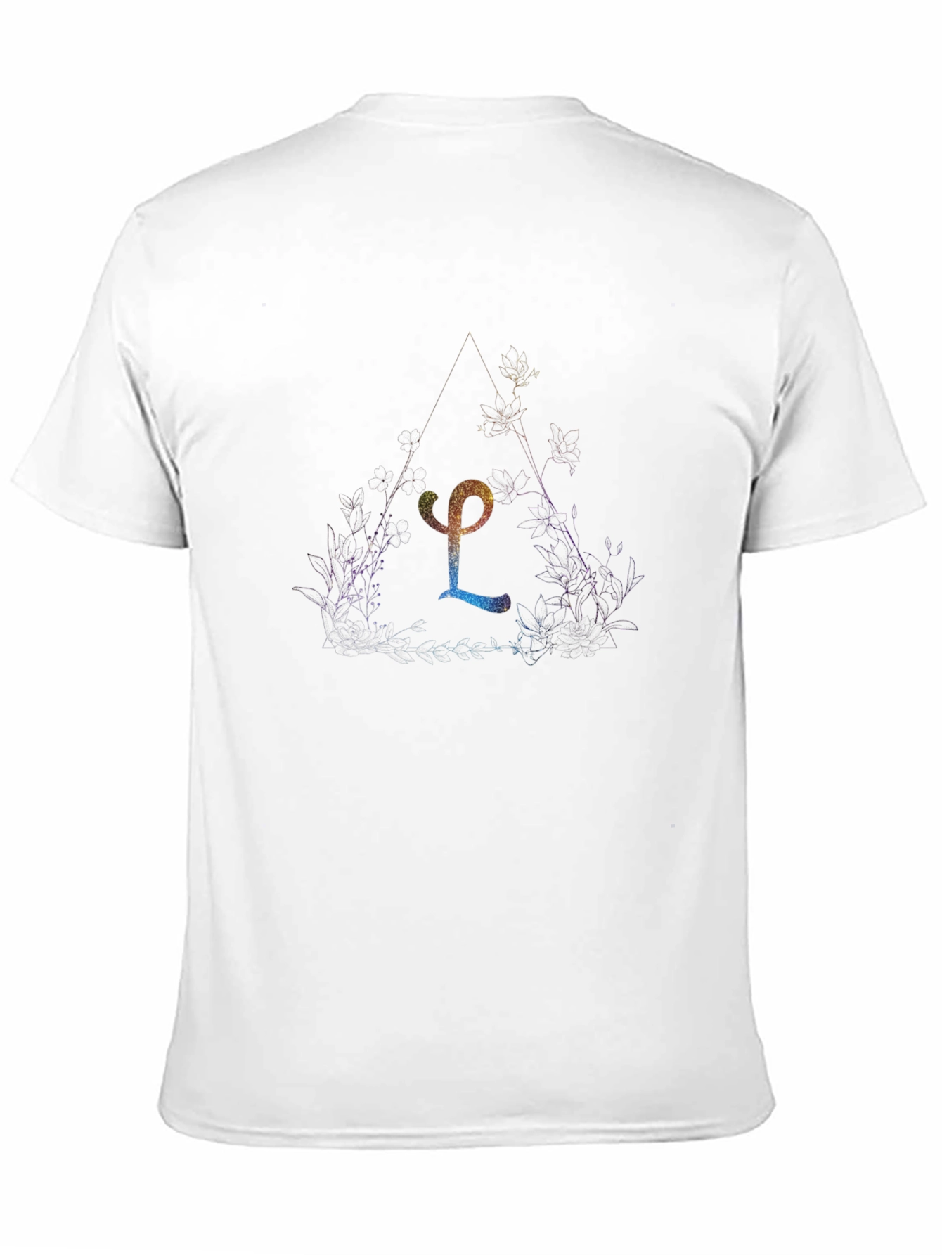 Unique Colorful Letter T-Shirt