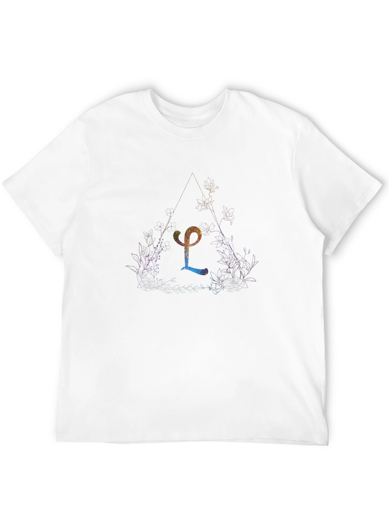 Unique Colorful Letter T-Shirt