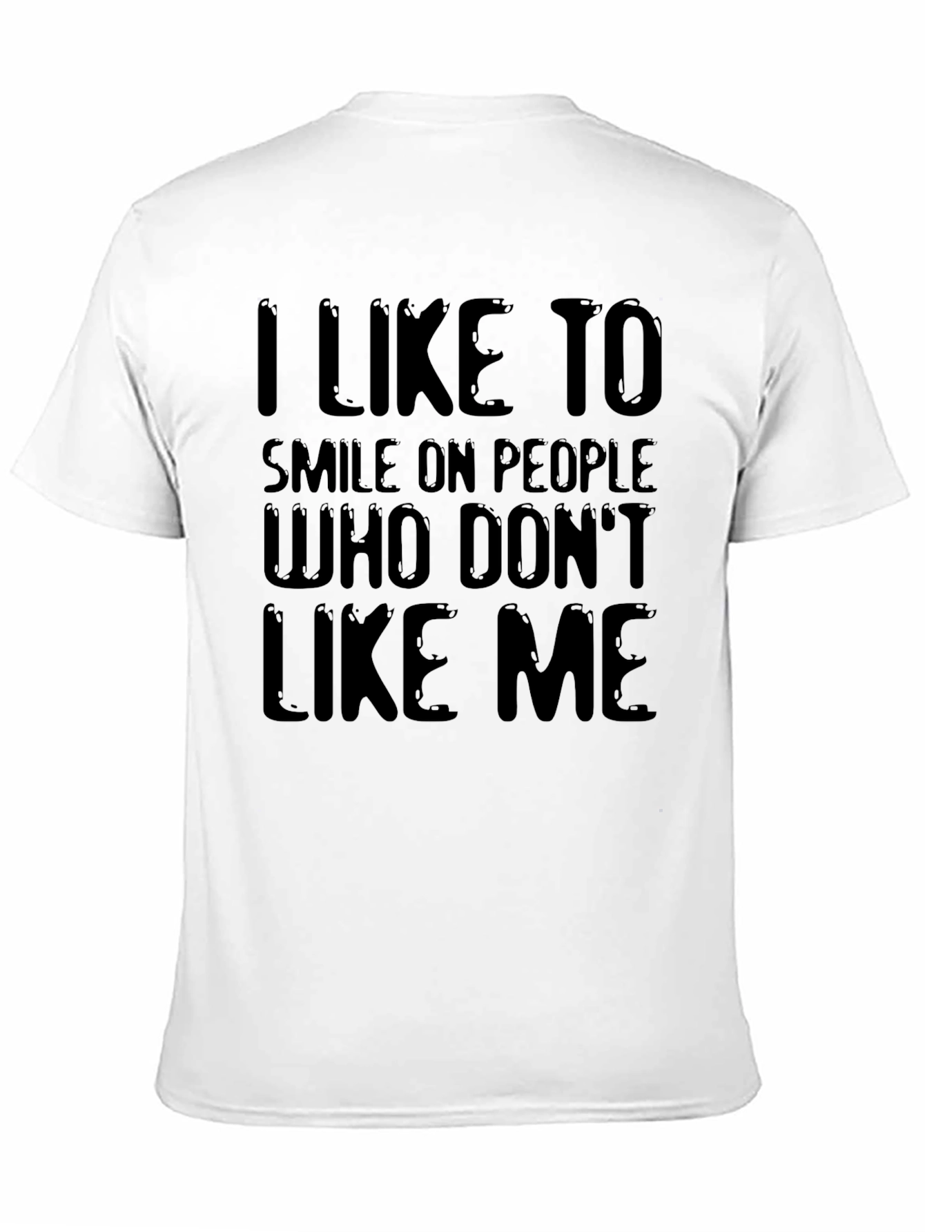 I Like To Smile T-Shirt - Black Graphic Tee