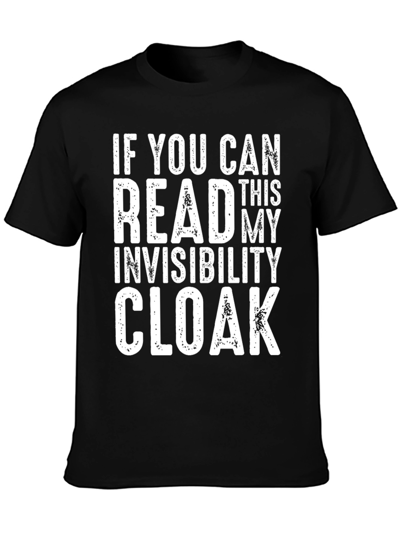 Invisibility Cloak Novelty T-Shirt