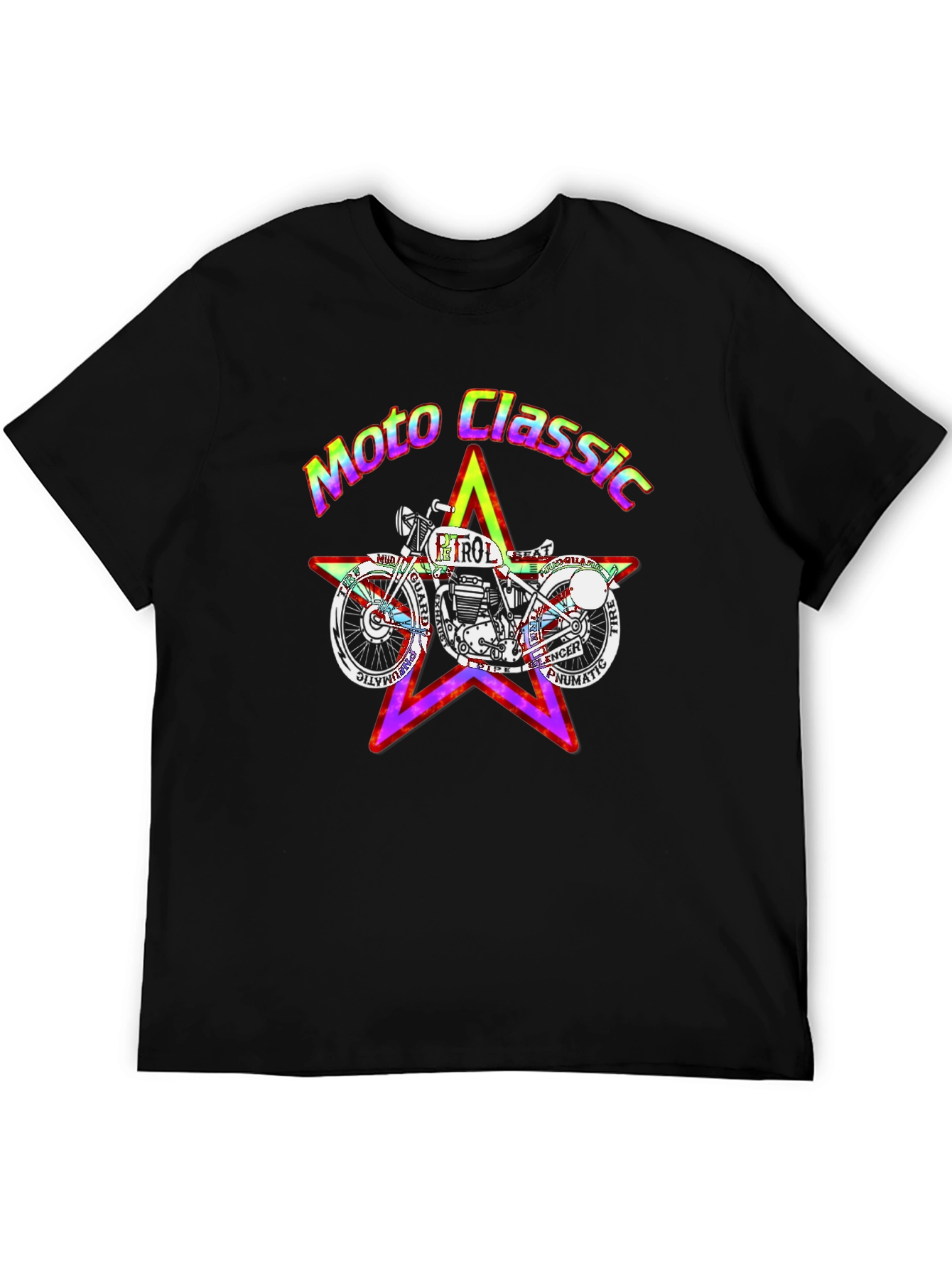 Moto Classic T-Shirt - Stylish Motorcycle Graphic Tee