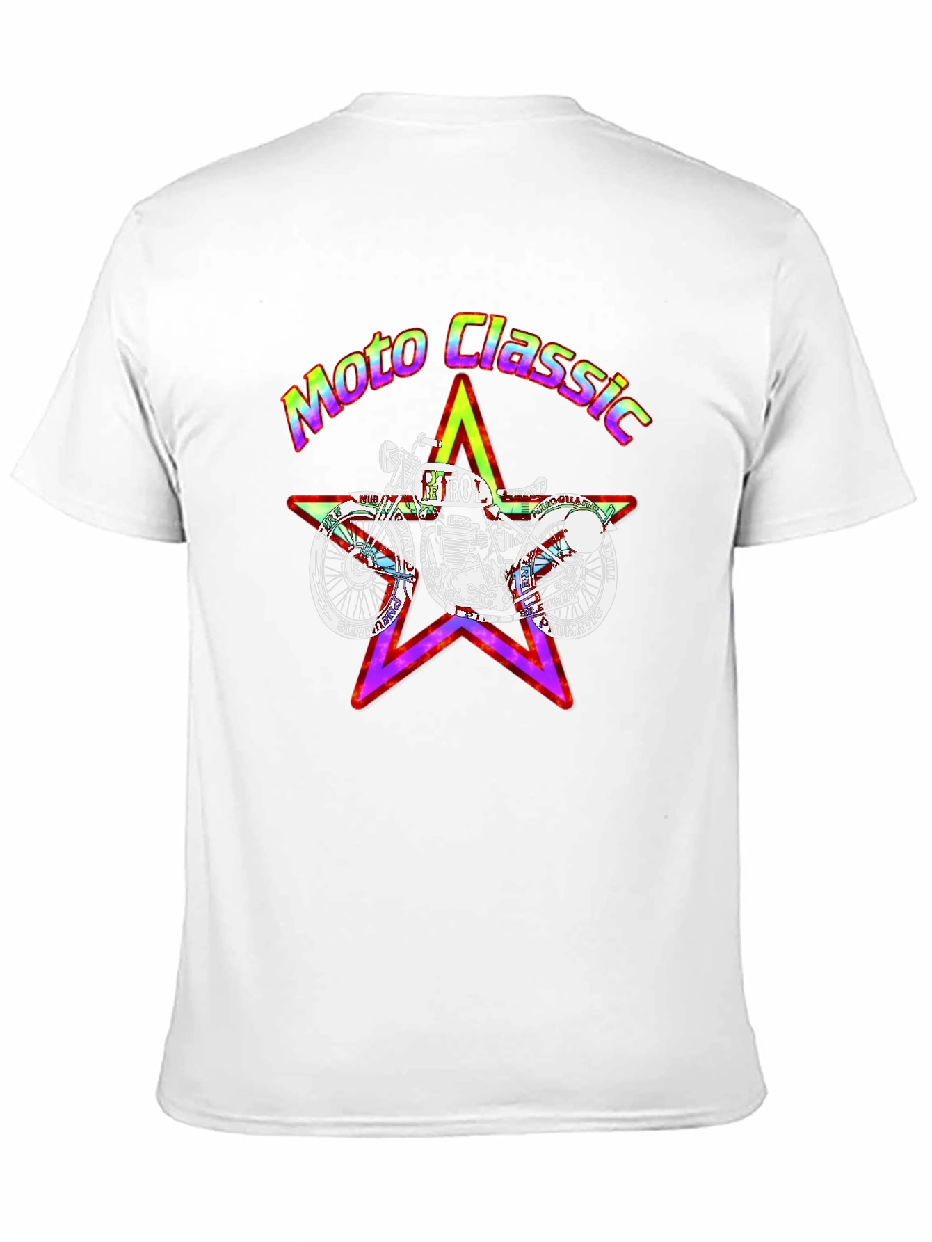Moto Classic T-Shirt - Stylish Motorcycle Graphic Tee