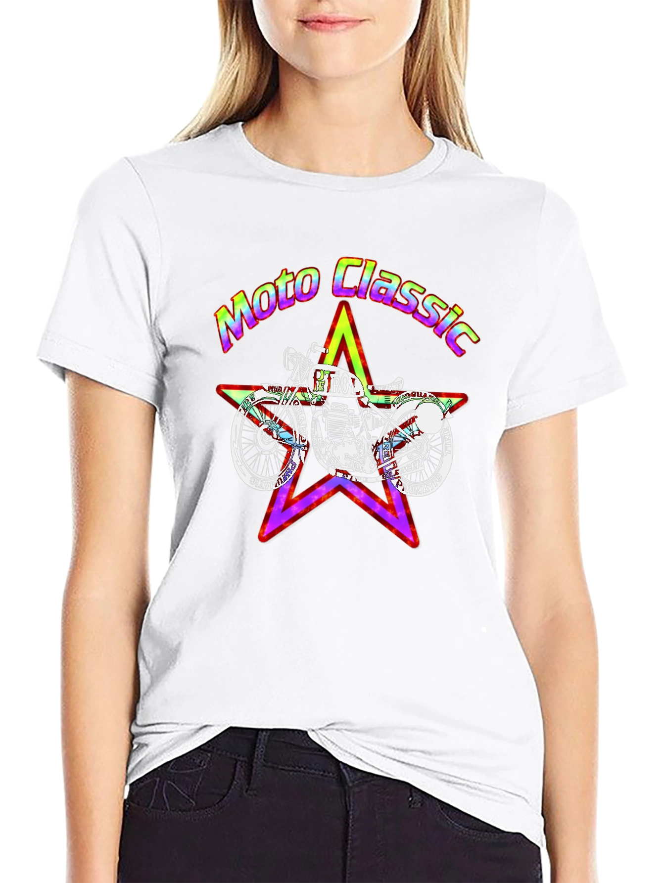 Moto Classic T-Shirt - Stylish Motorcycle Graphic Tee