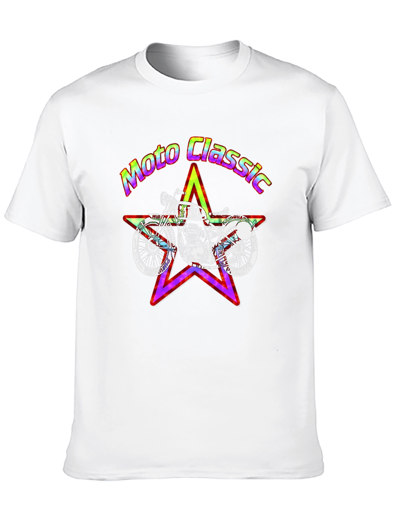 Moto Classic T-Shirt - Stylish Motorcycle Graphic Tee