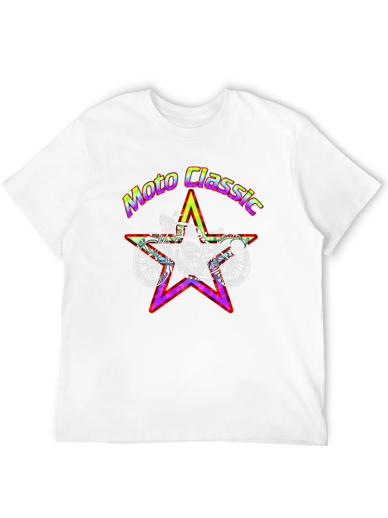 Moto Classic T-Shirt - Stylish Motorcycle Graphic Tee
