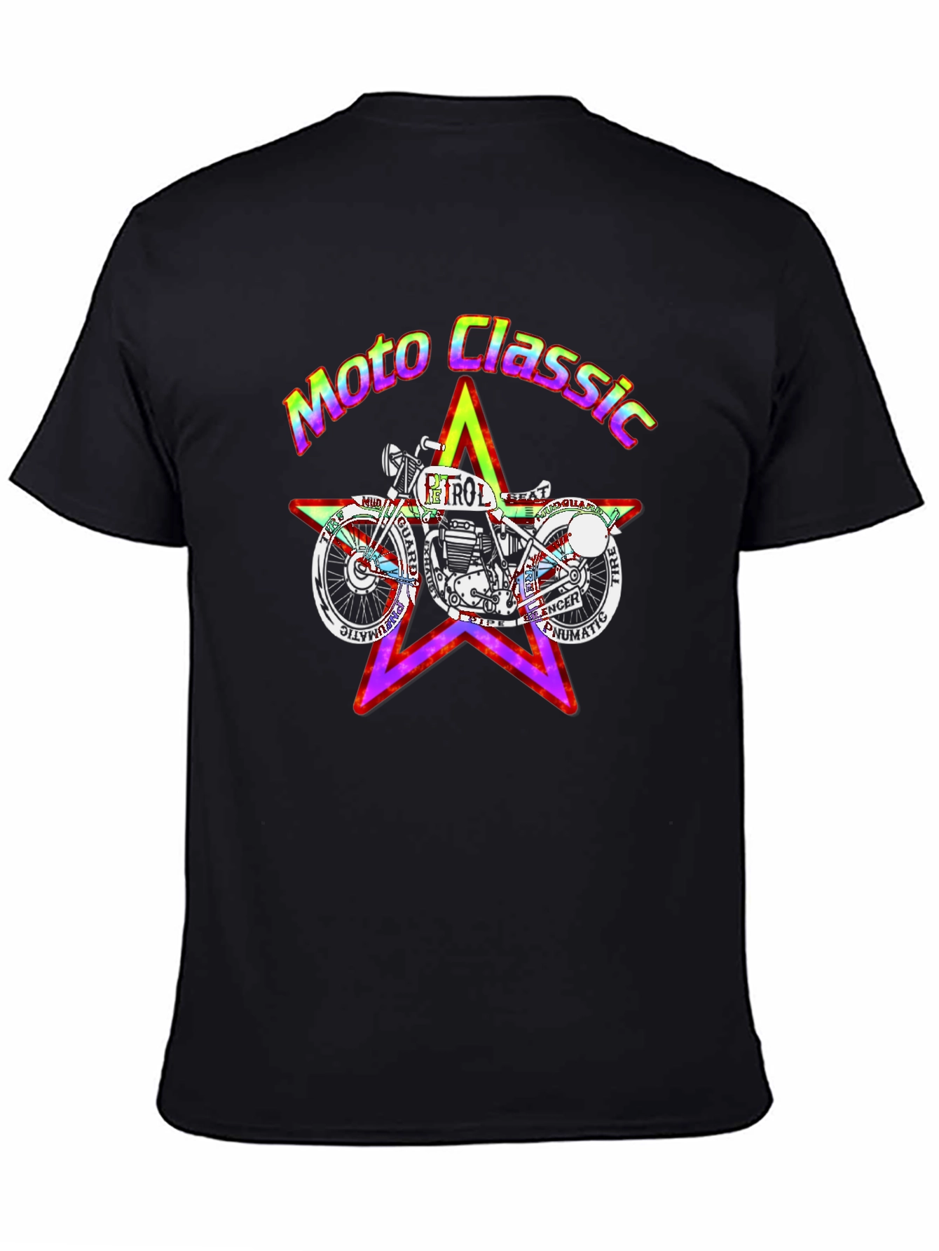 Moto Classic T-Shirt - Stylish Motorcycle Graphic Tee