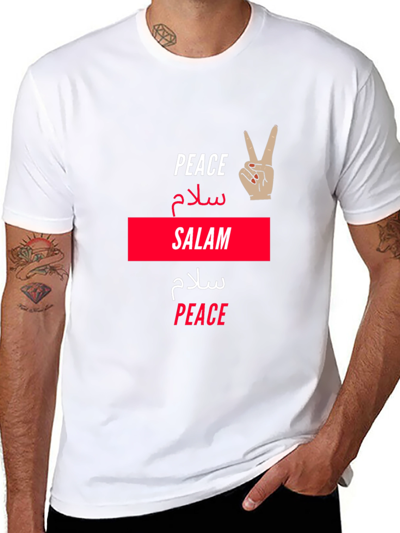 Peace & Salam T-Shirt -  Unisex Graphic Tee
