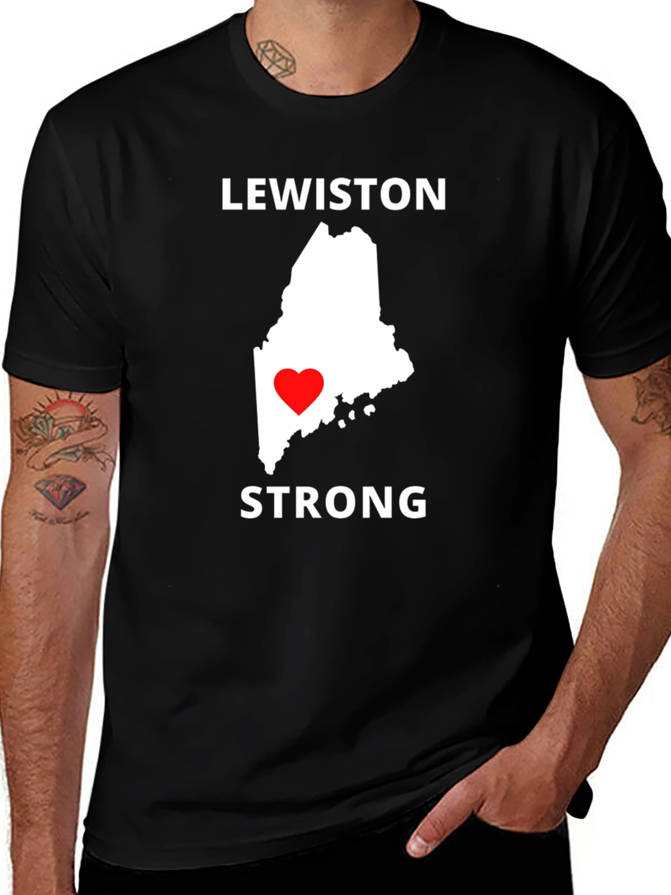 Lewiston Strong T-Shirt - Maine Love