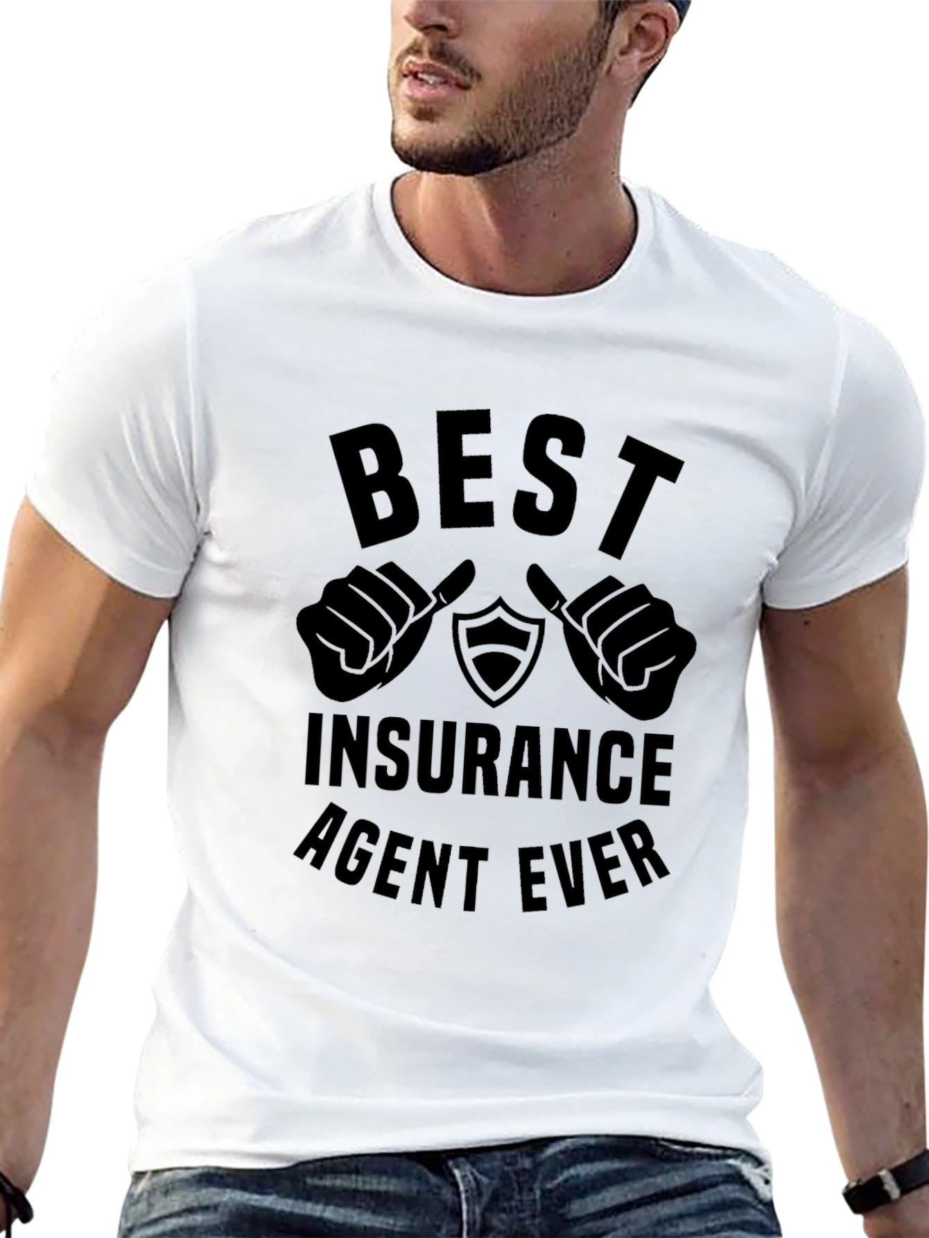 Best Insurance Agent Ever Black T-Shirt