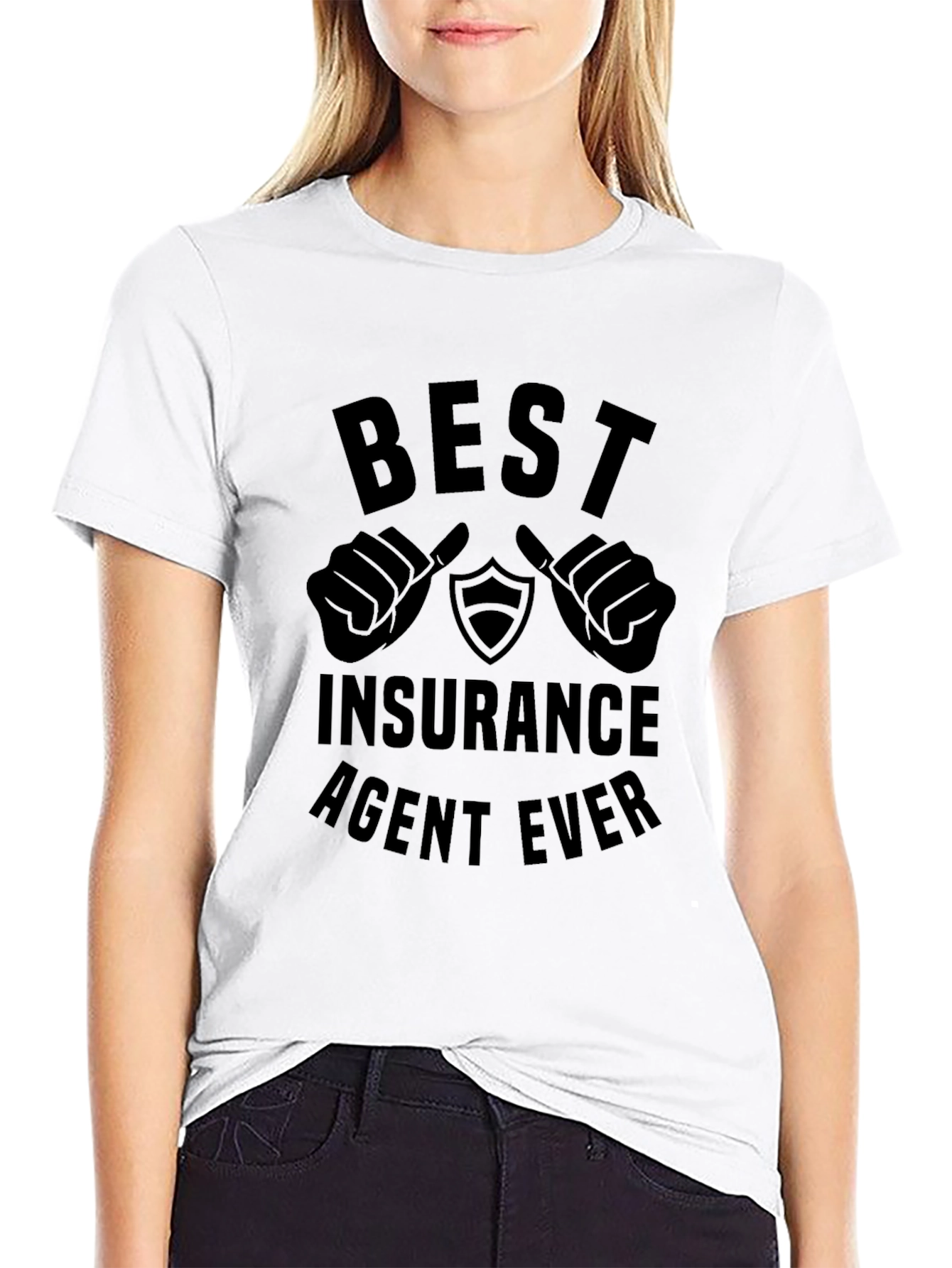 Best Insurance Agent Ever Black T-Shirt