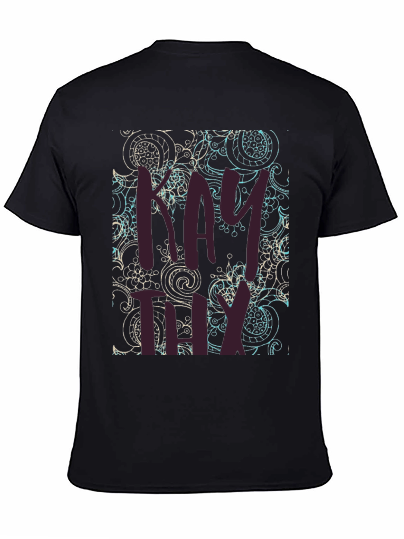 Patterned Graphic Tee