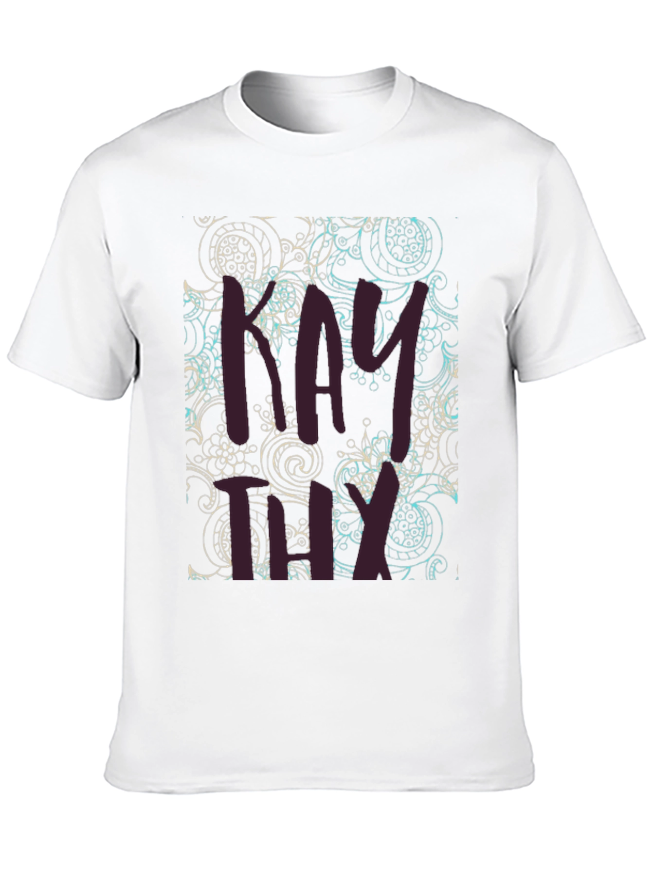 Patterned Graphic Tee