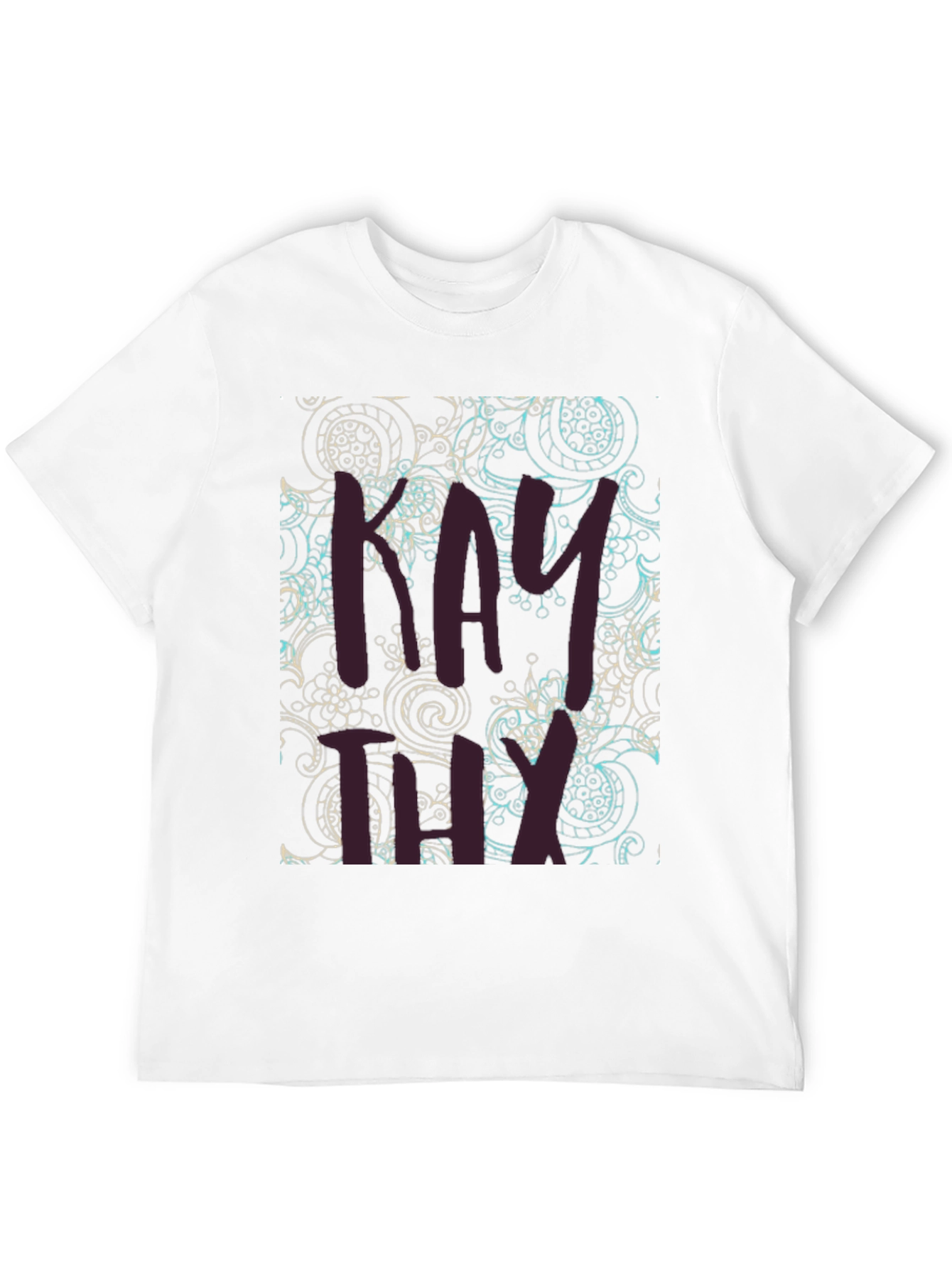 Patterned Graphic Tee