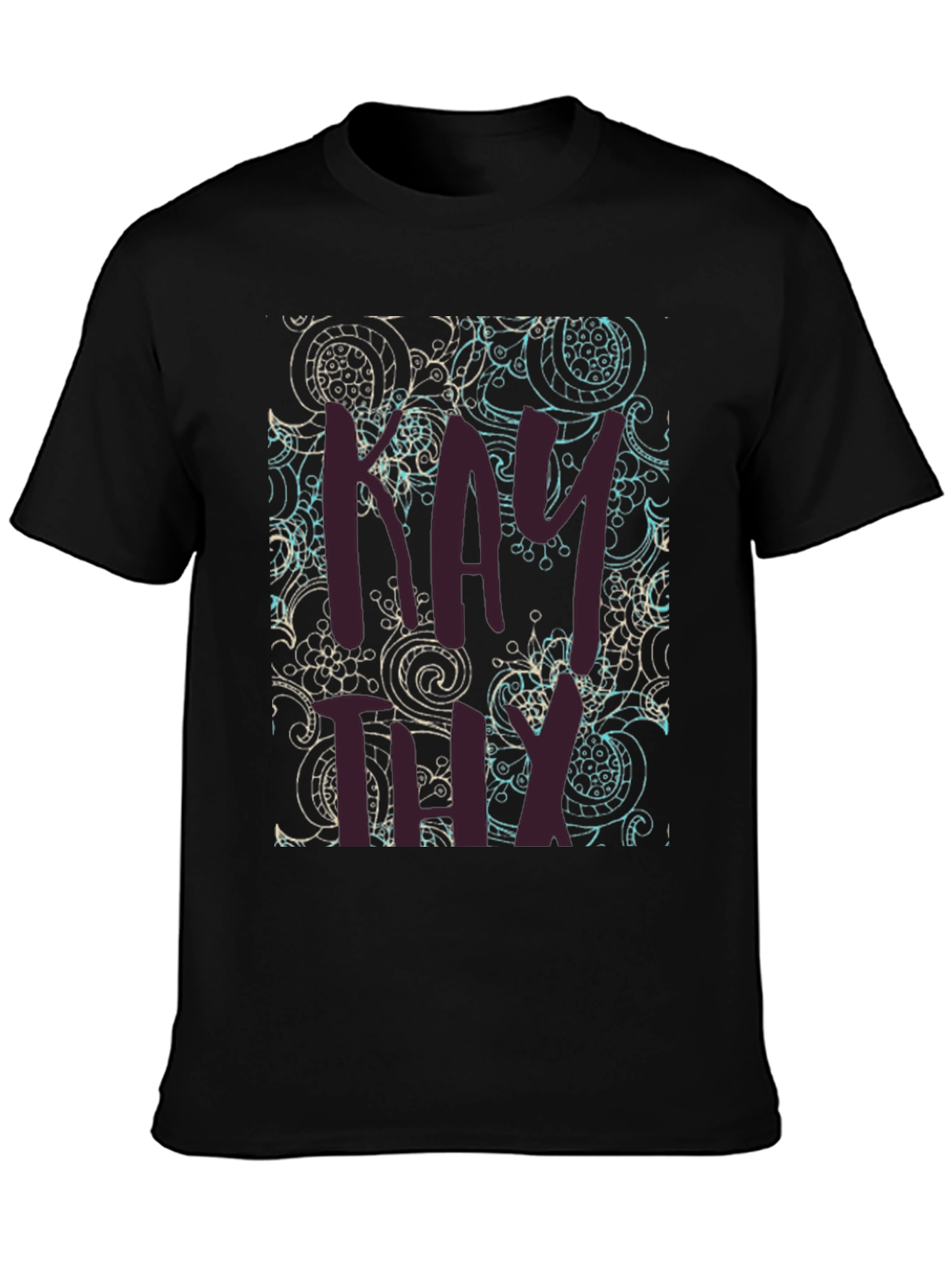Patterned Graphic Tee