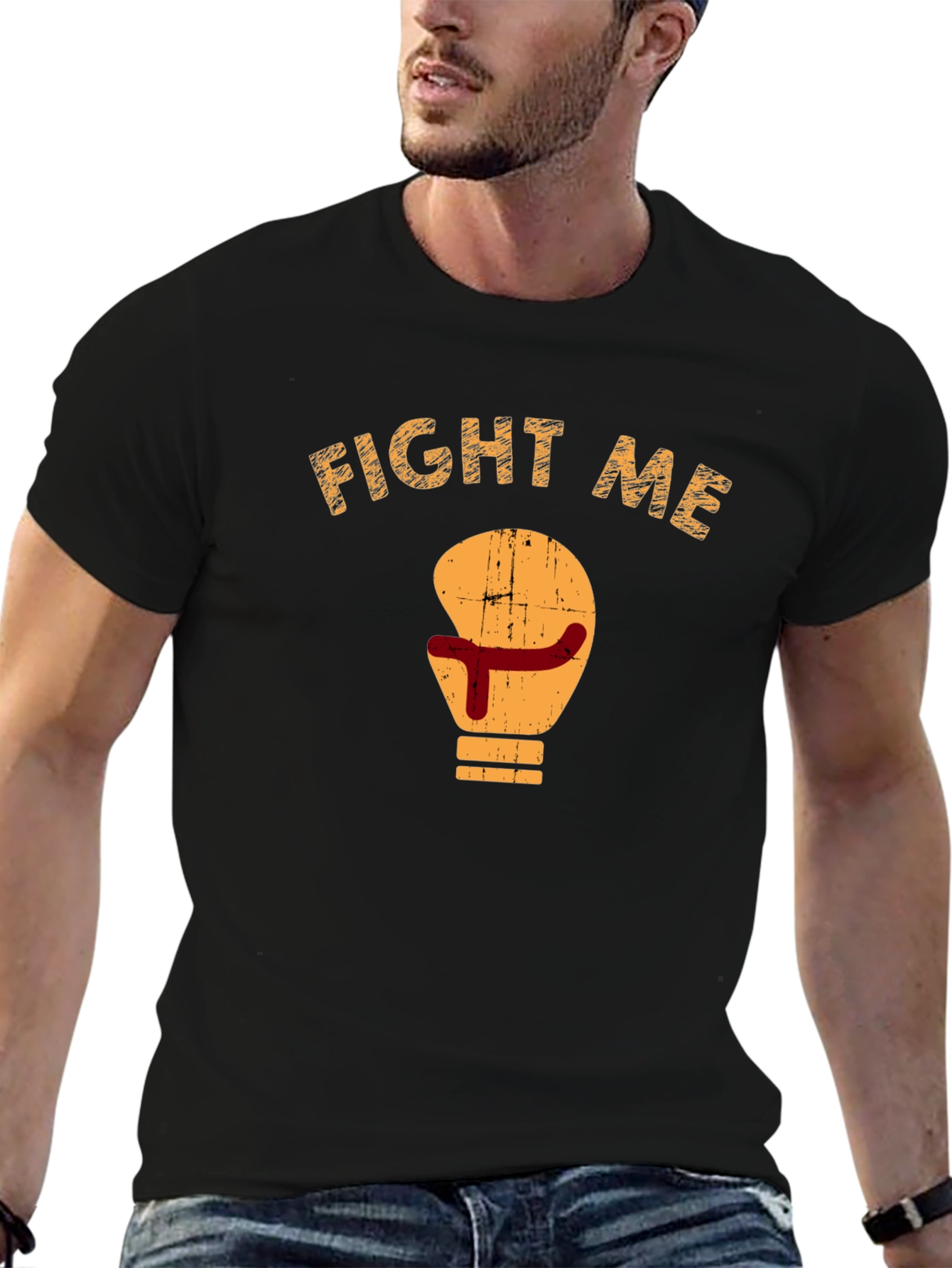 Fight Me Boxing Glove Graphic T-Shirt