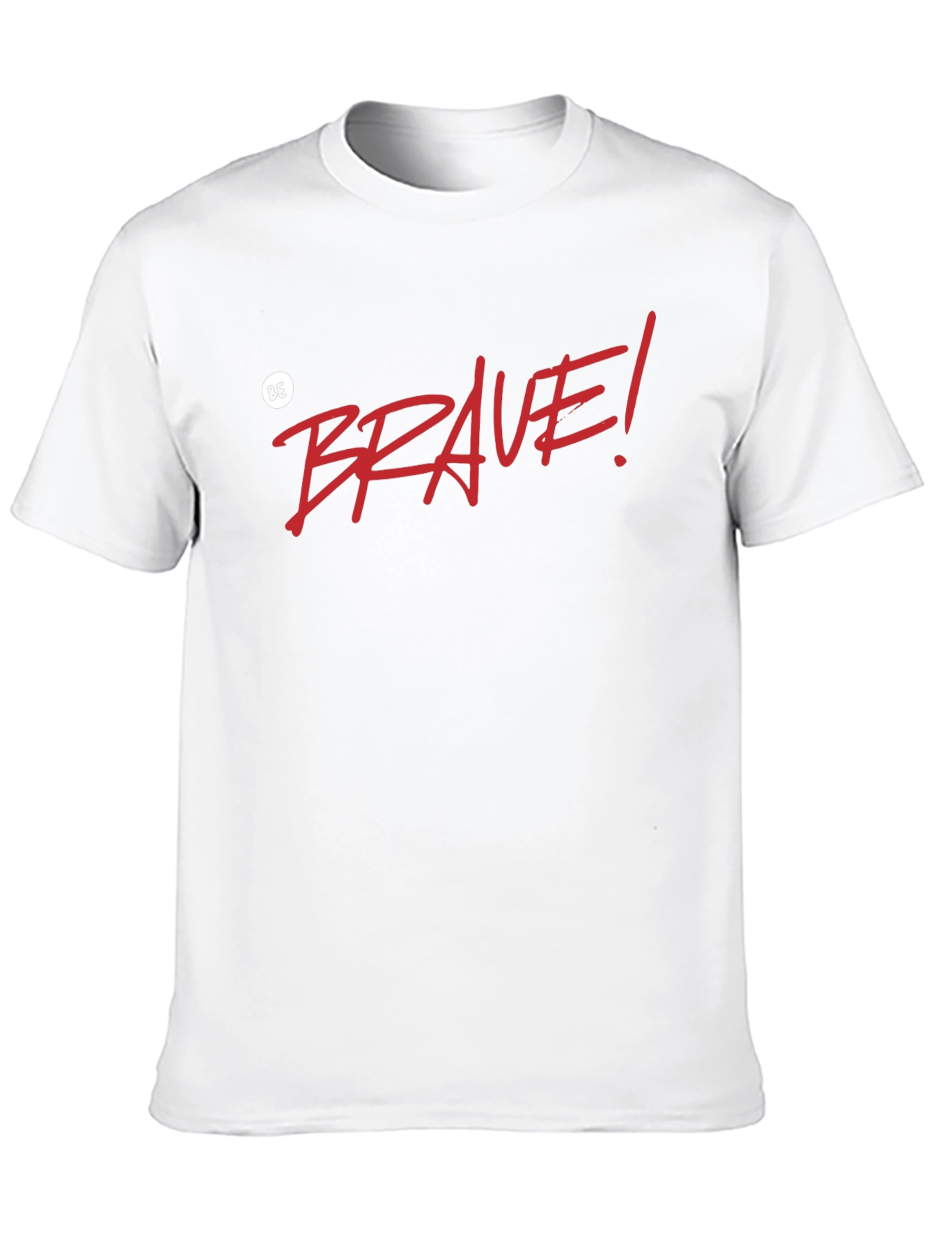 Be Brave! Graphic T-Shirt - Black Casual Tee