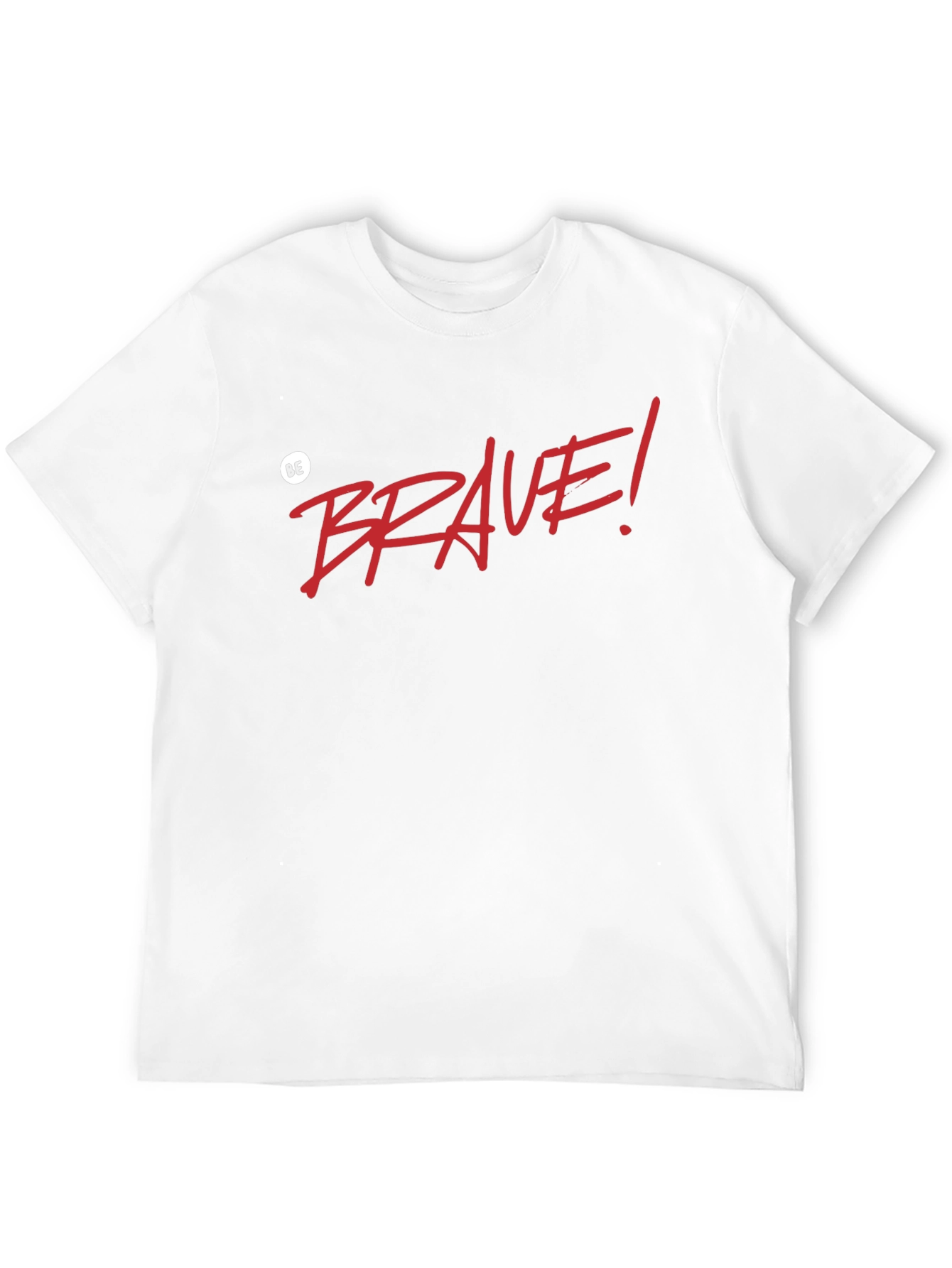 Be Brave! Graphic T-Shirt - Black Casual Tee