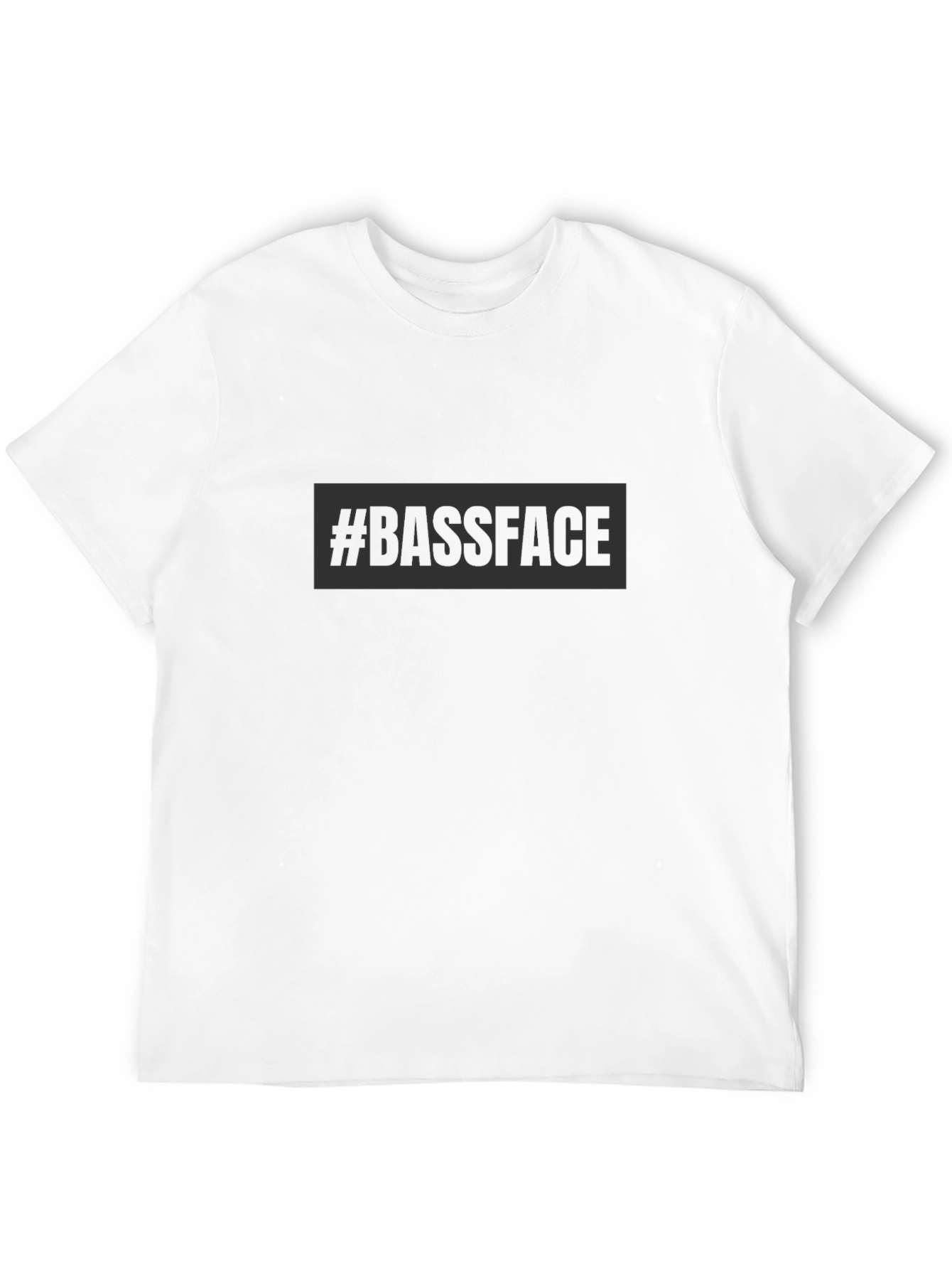 #BASSFACE Black T-Shirt - Music Lover Tee