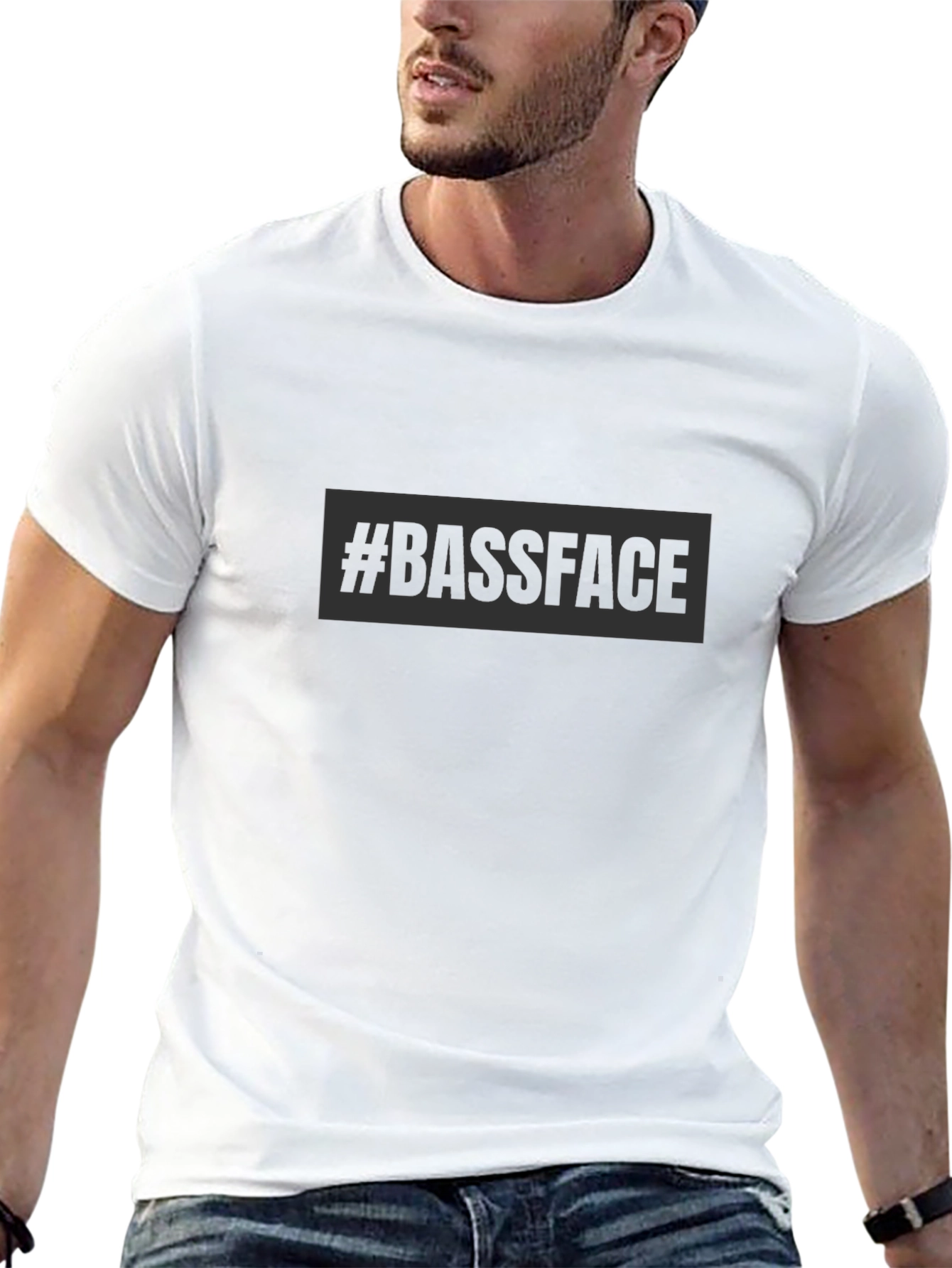 #BASSFACE Black T-Shirt - Music Lover Tee