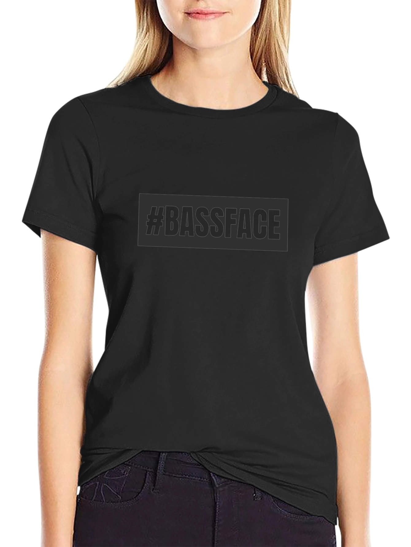 #BASSFACE Black T-Shirt - Music Lover Tee