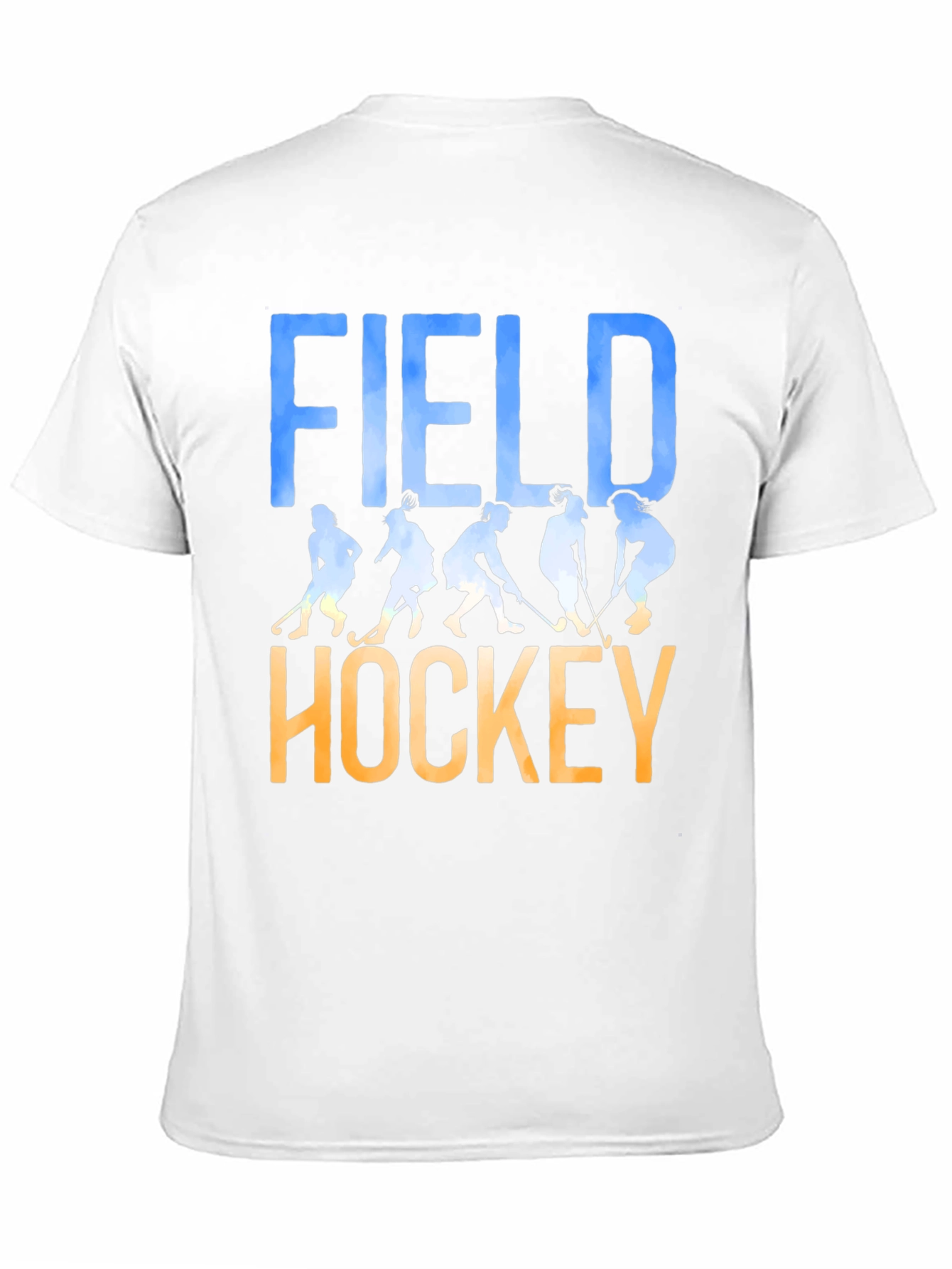 Field Hockey Silhouette Graphic T-Shirt