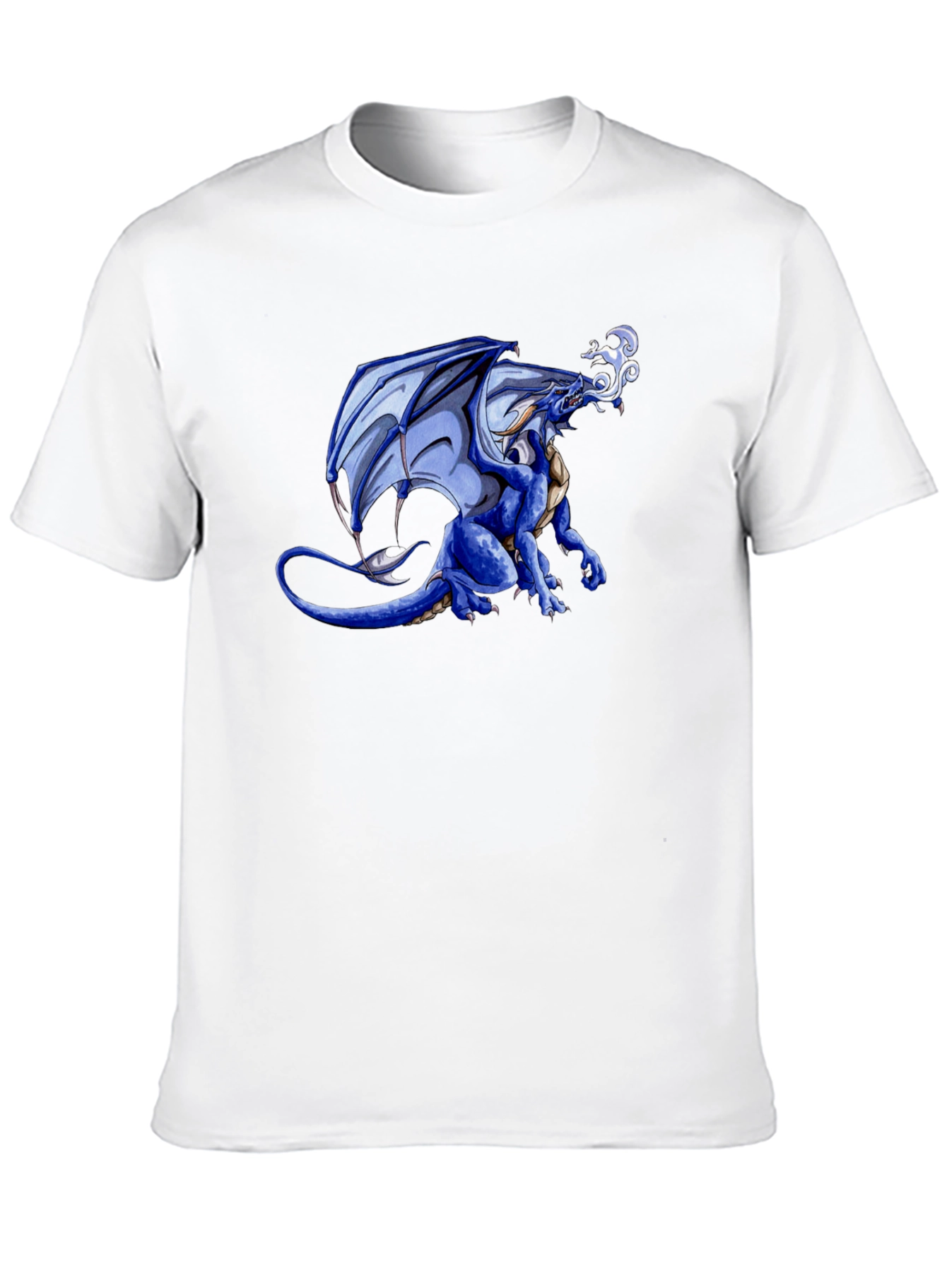 Blue Dragon Graphic Tee - Fantasy Style