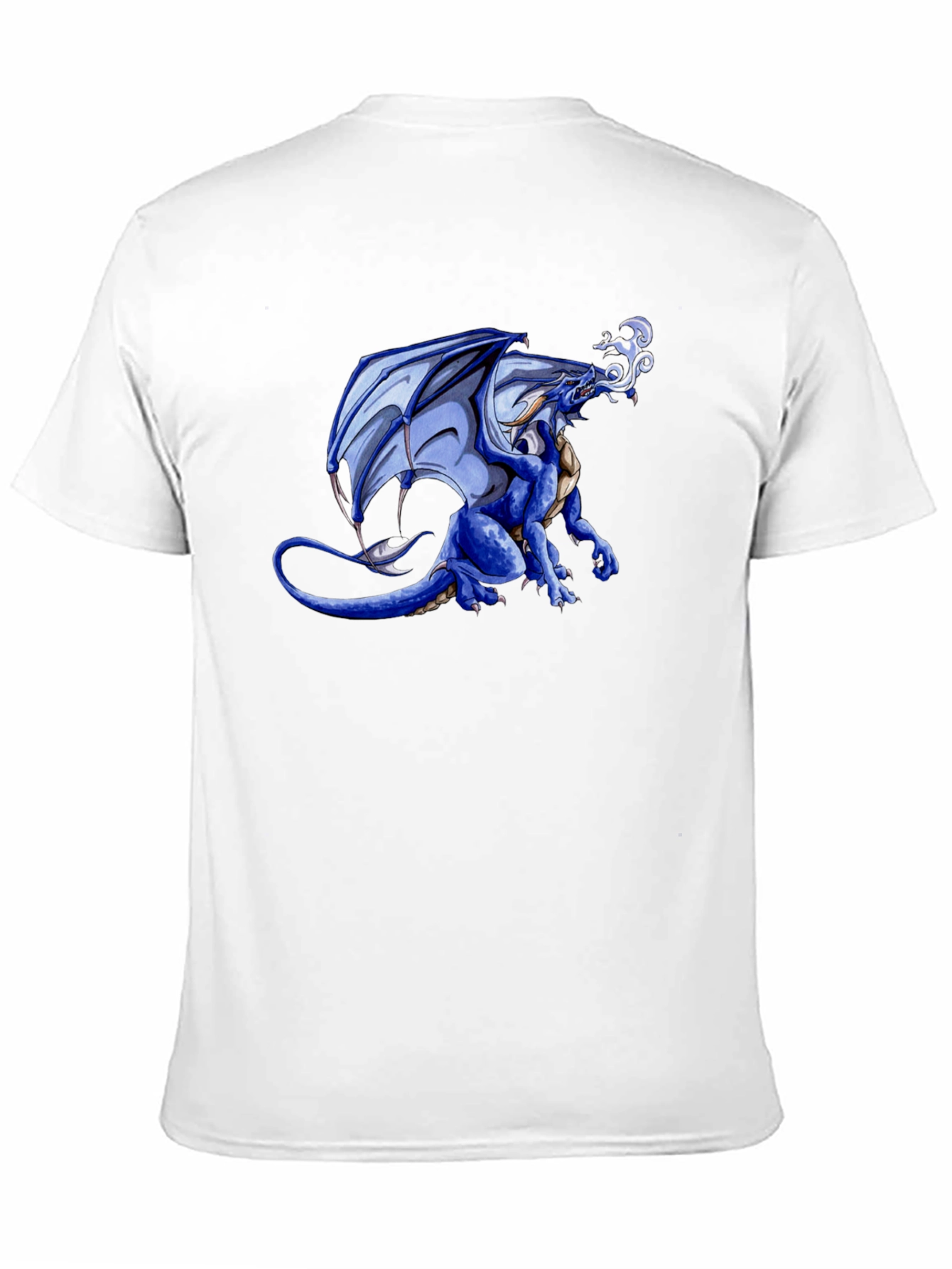 Blue Dragon Graphic Tee - Fantasy Style
