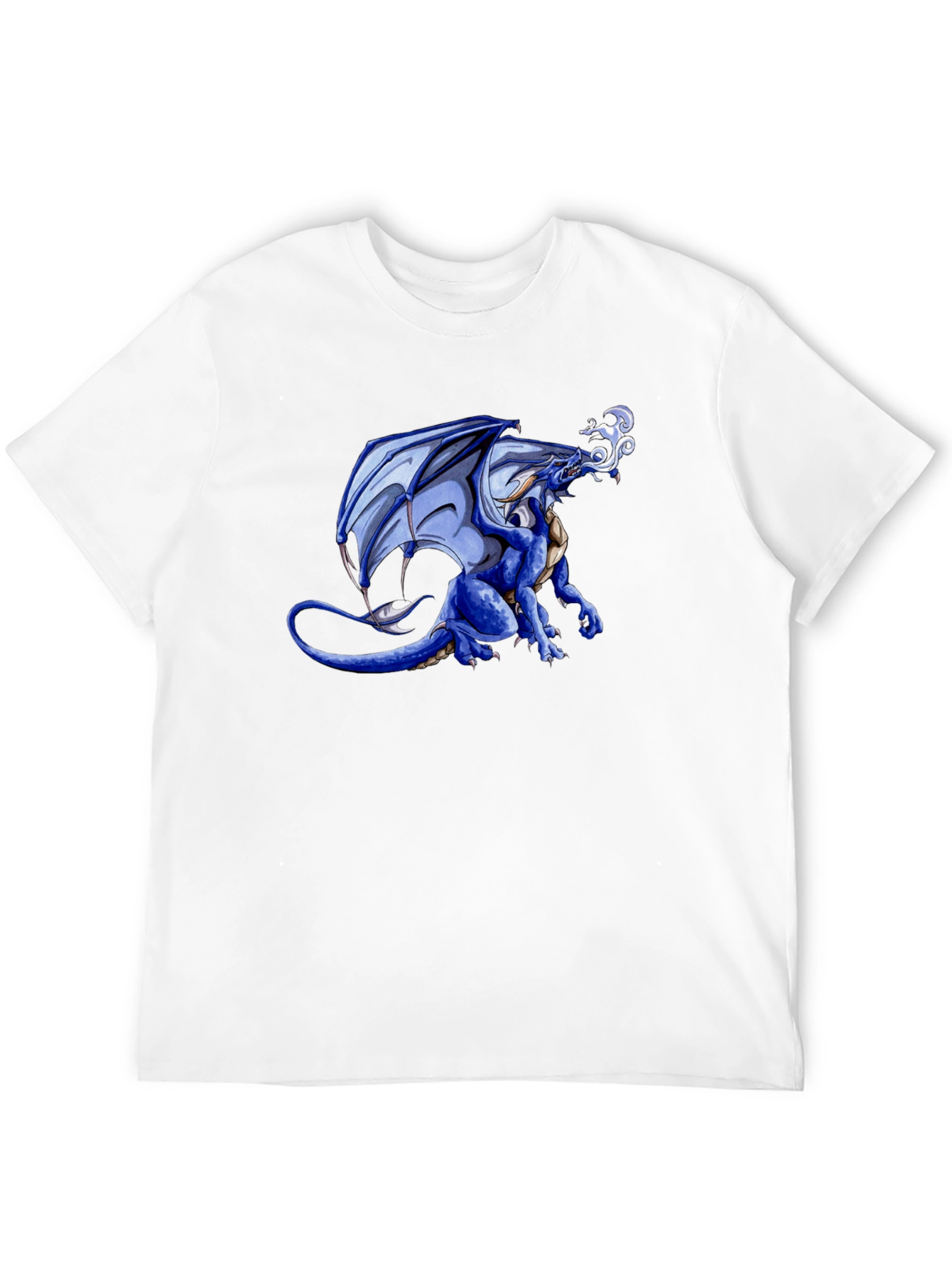 Blue Dragon Graphic Tee - Fantasy Style