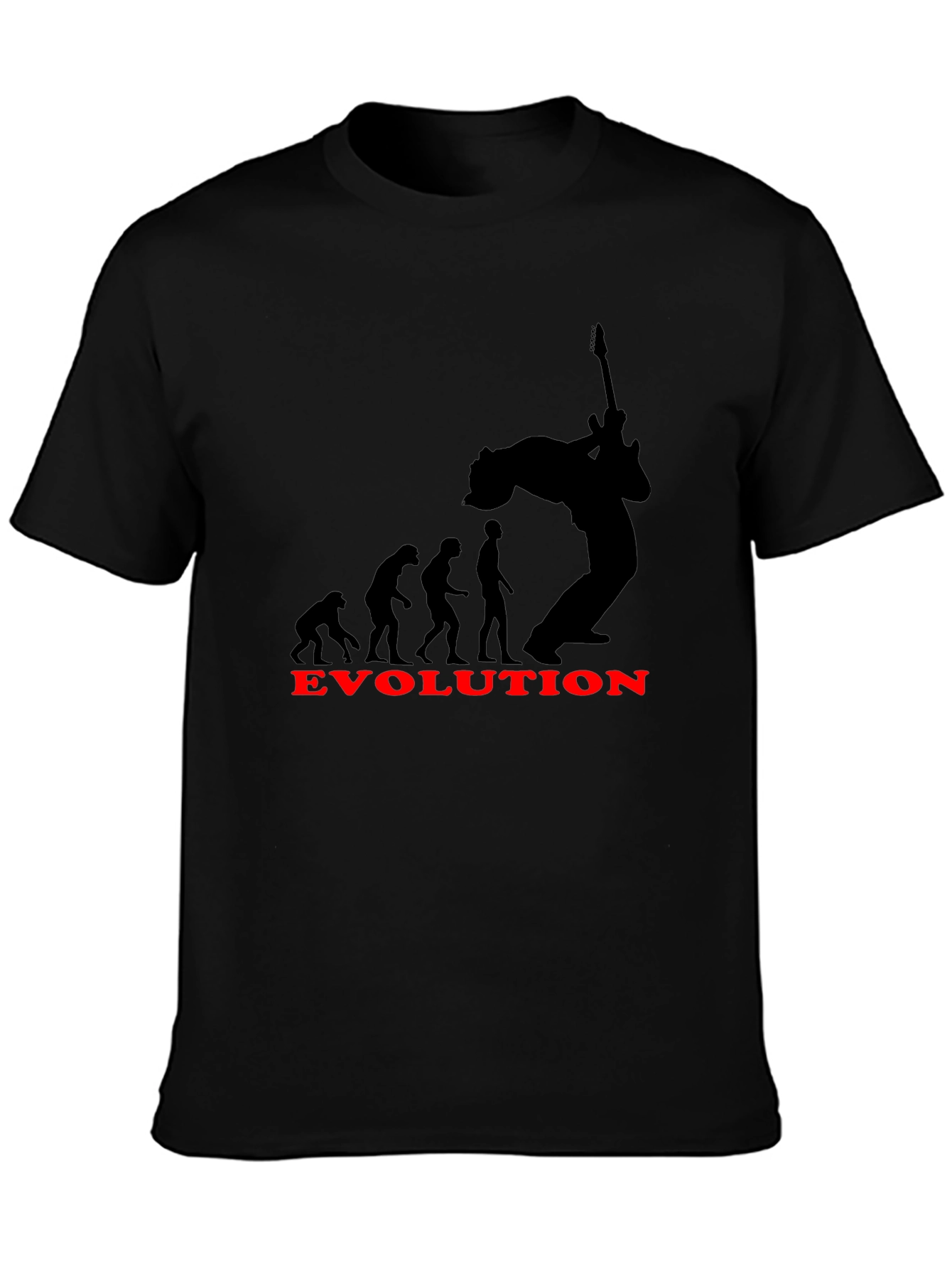 Evolution of Rock Black T-Shirt
