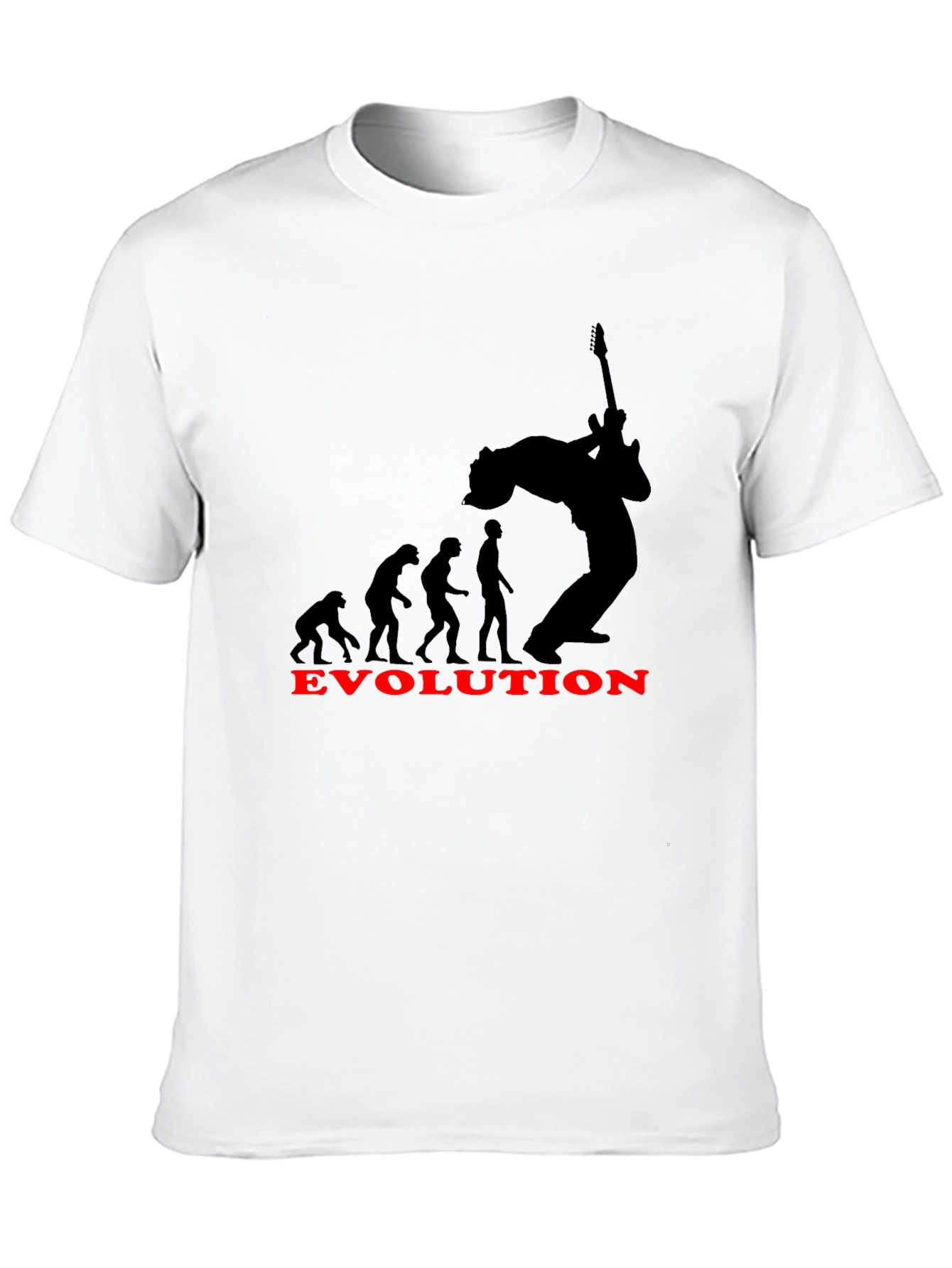 Evolution of Rock Black T-Shirt
