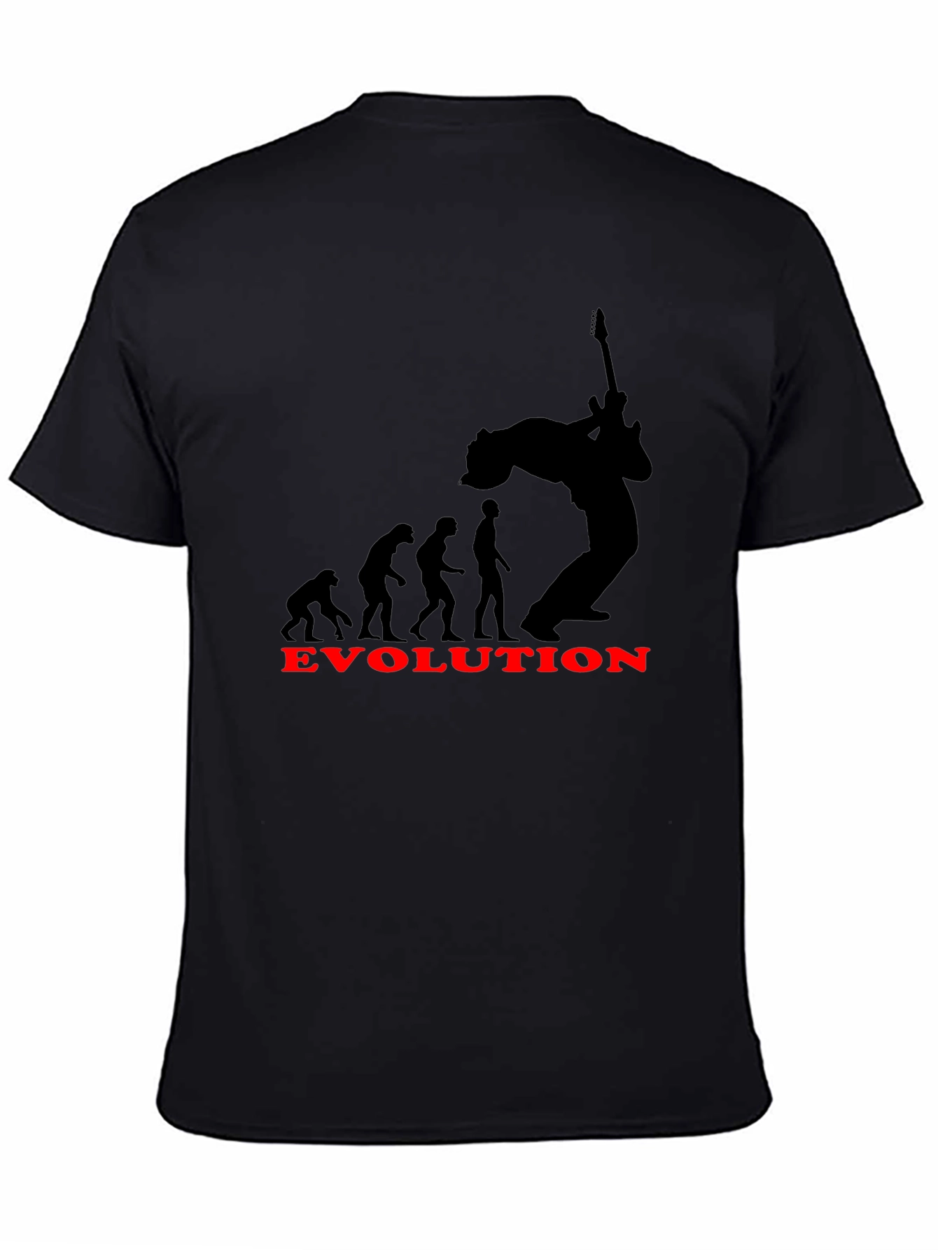 Evolution of Rock Black T-Shirt
