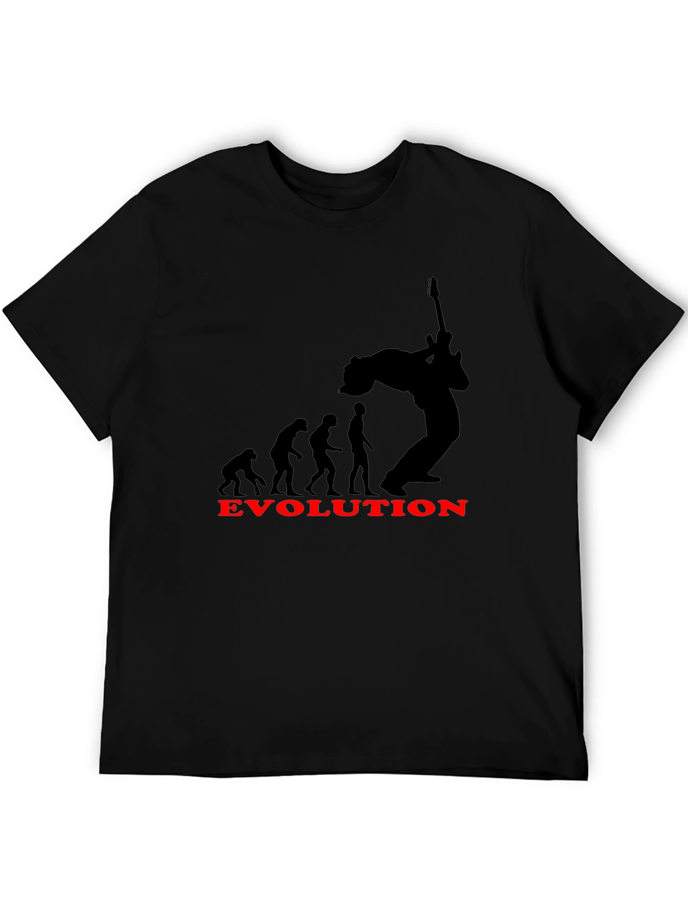 Evolution of Rock Black T-Shirt