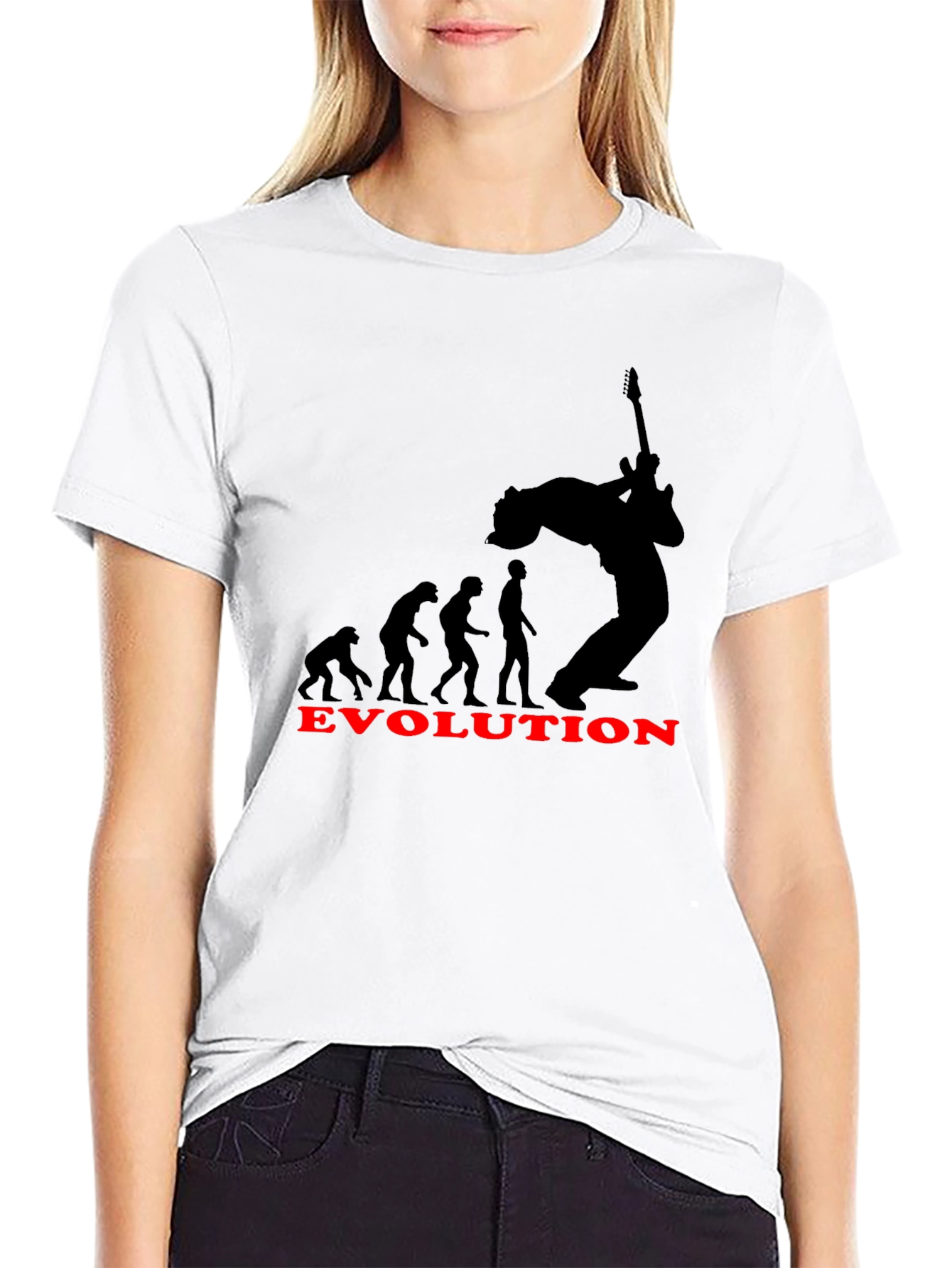 Evolution of Rock Black T-Shirt