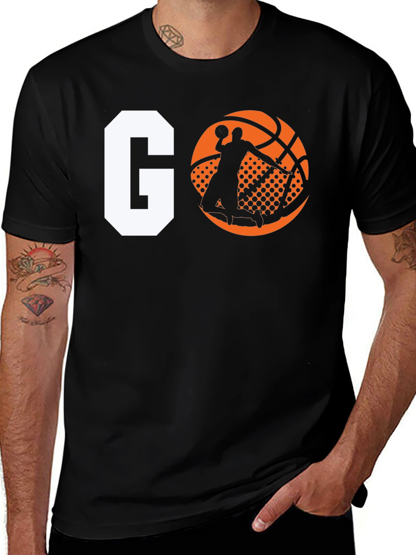 Go Basketball T-Shirt - Athletic Sportswear Tee
