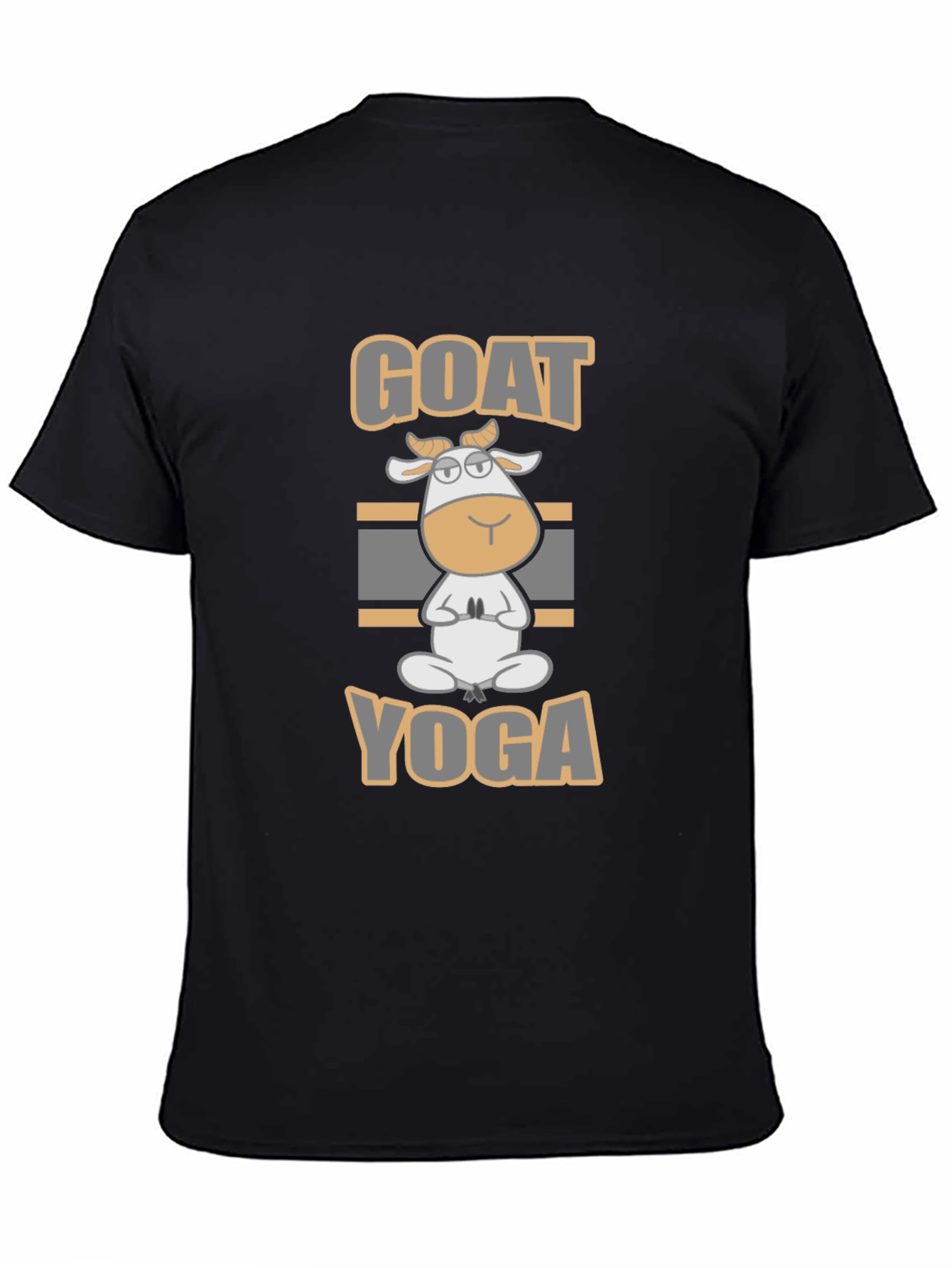 Goat Yoga Black T-Shirt