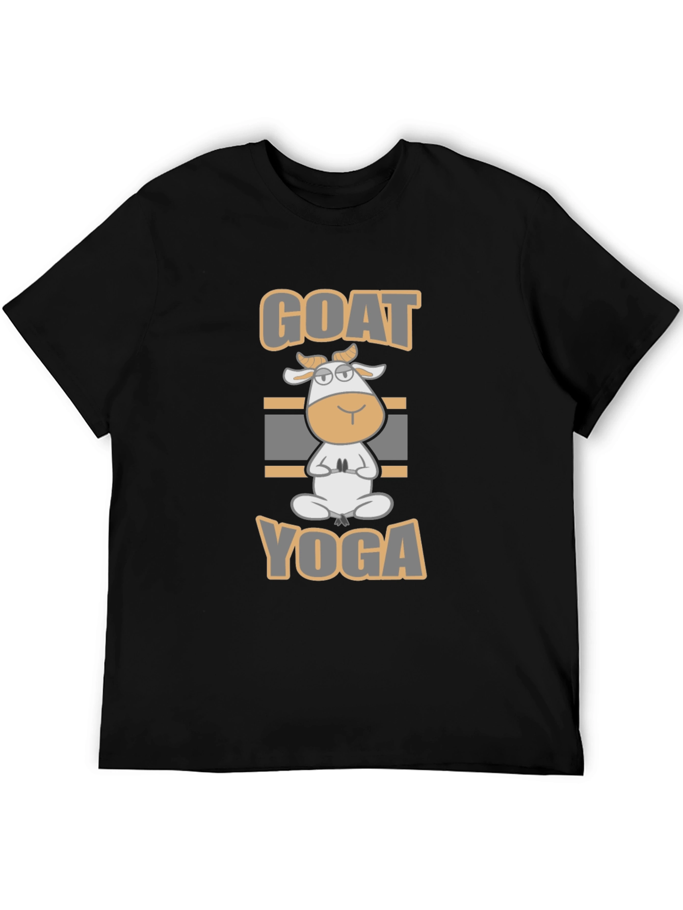 Goat Yoga Black T-Shirt