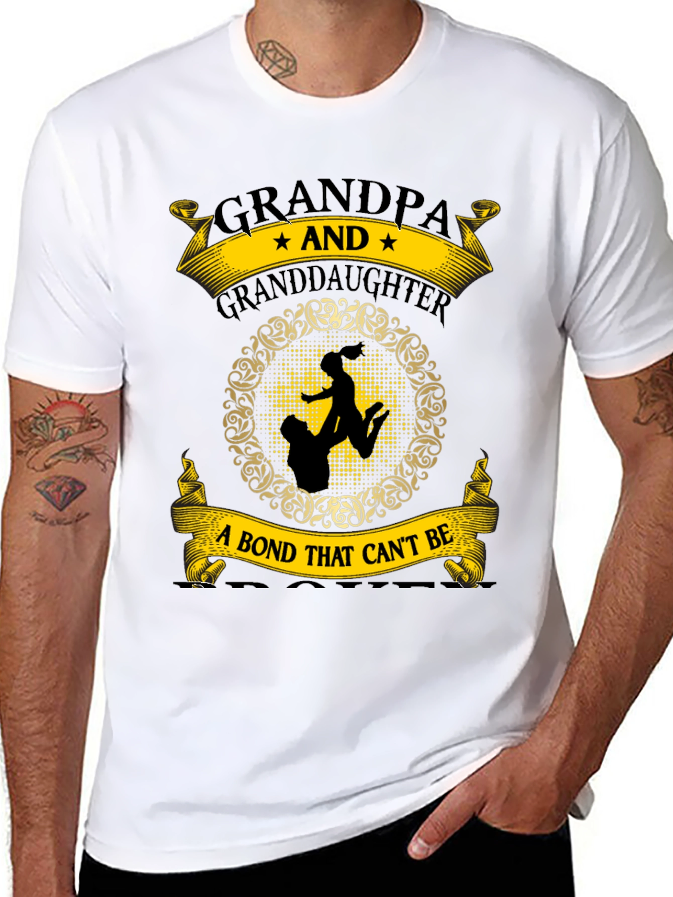 Grandpa & Granddaughter T-Shirt: Unbreakable Bond