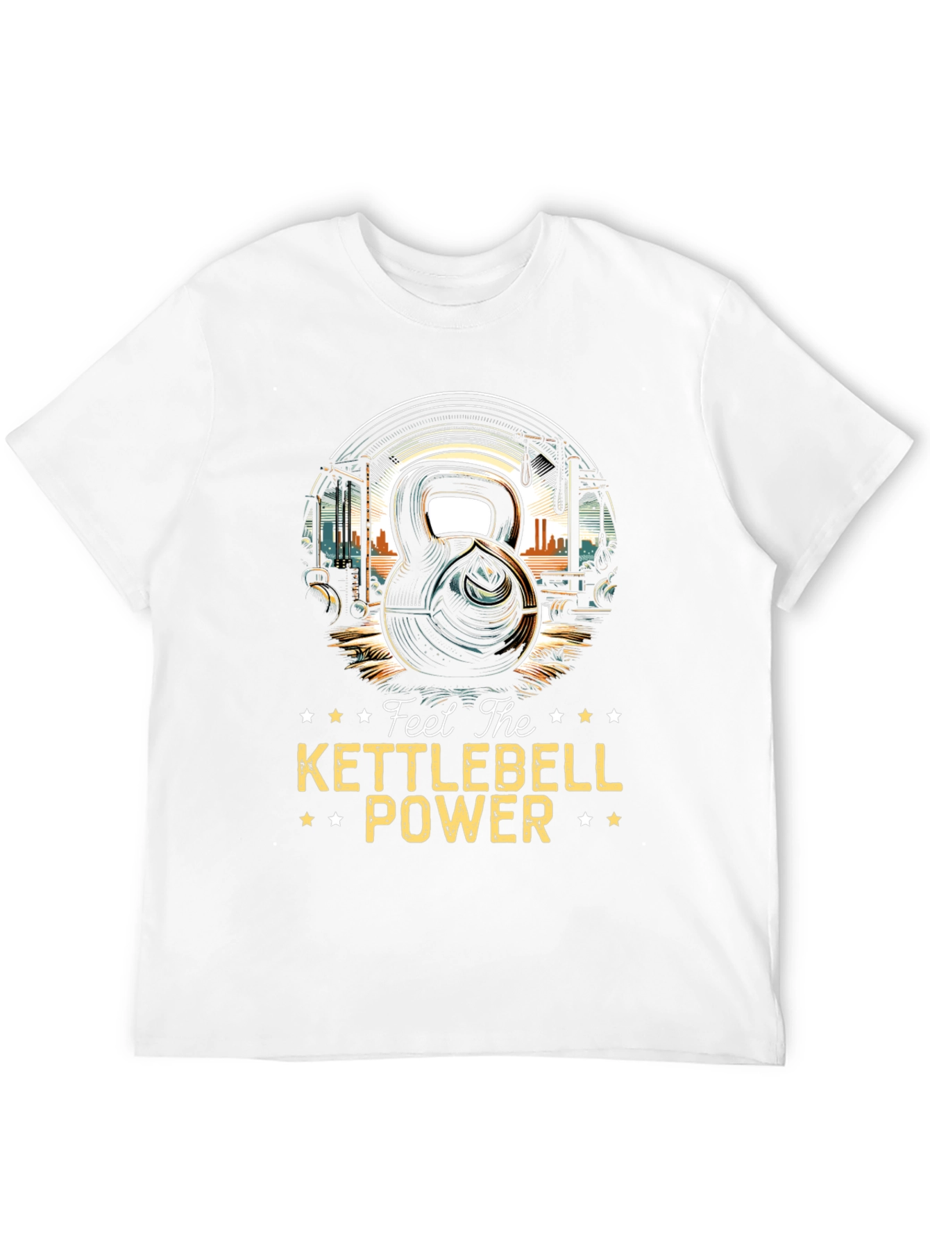 Kettlebell Power T-Shirt - Black Graphic Tee