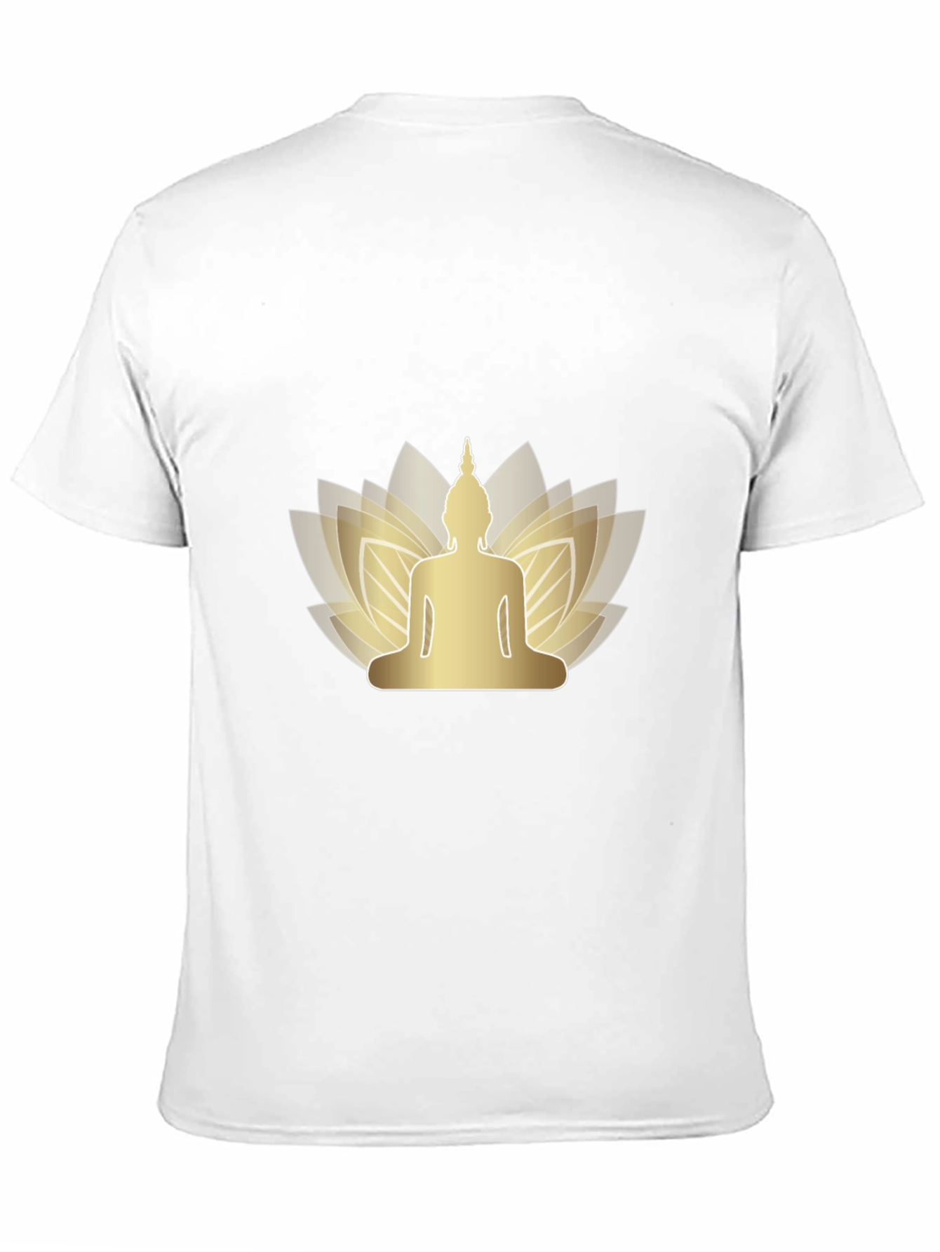 Buddha Lotus Graphic Tee - Mens Black T-Shirt